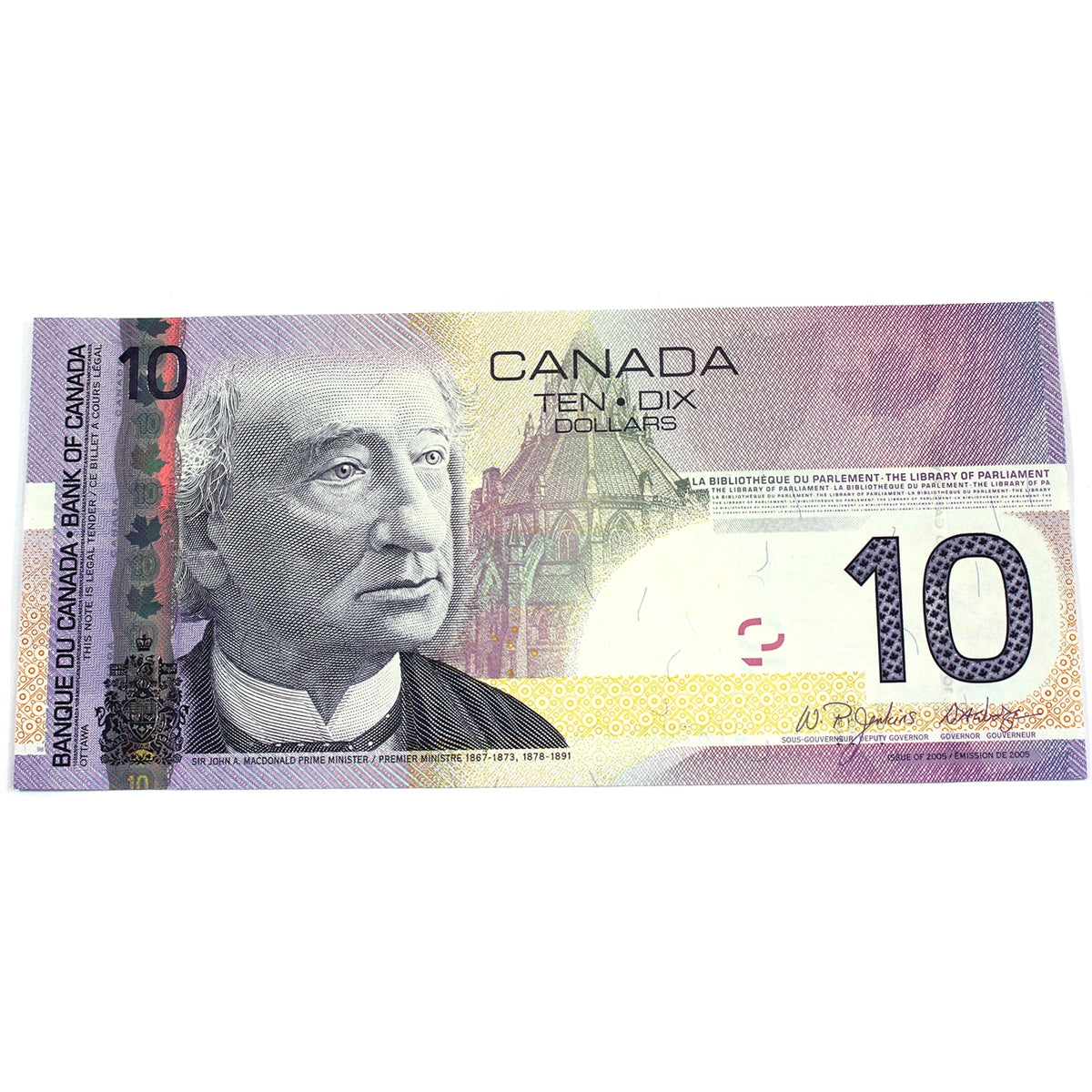 BC-68a 2005 Canada $10 Jenkins-Dodge, BTA, Uncirculated (MS60)