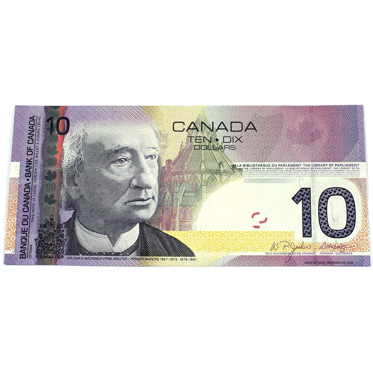 BC-68a 2005 Canada $10 Jenkins-Dodge, BTF, UNC