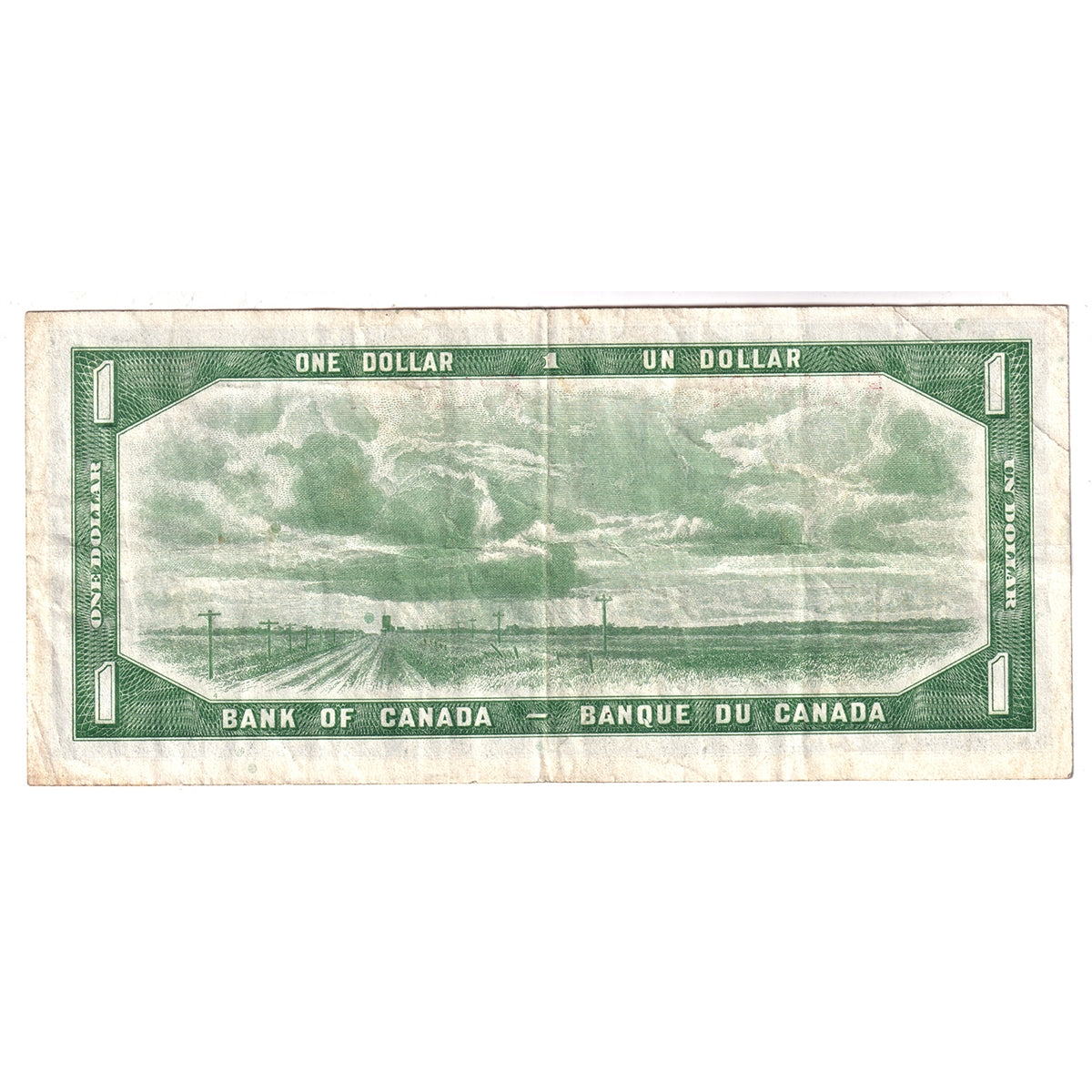 BC-37a-i 1954 Canada $1 Beattie-Coyne, C/M, Very Fine (VF20)