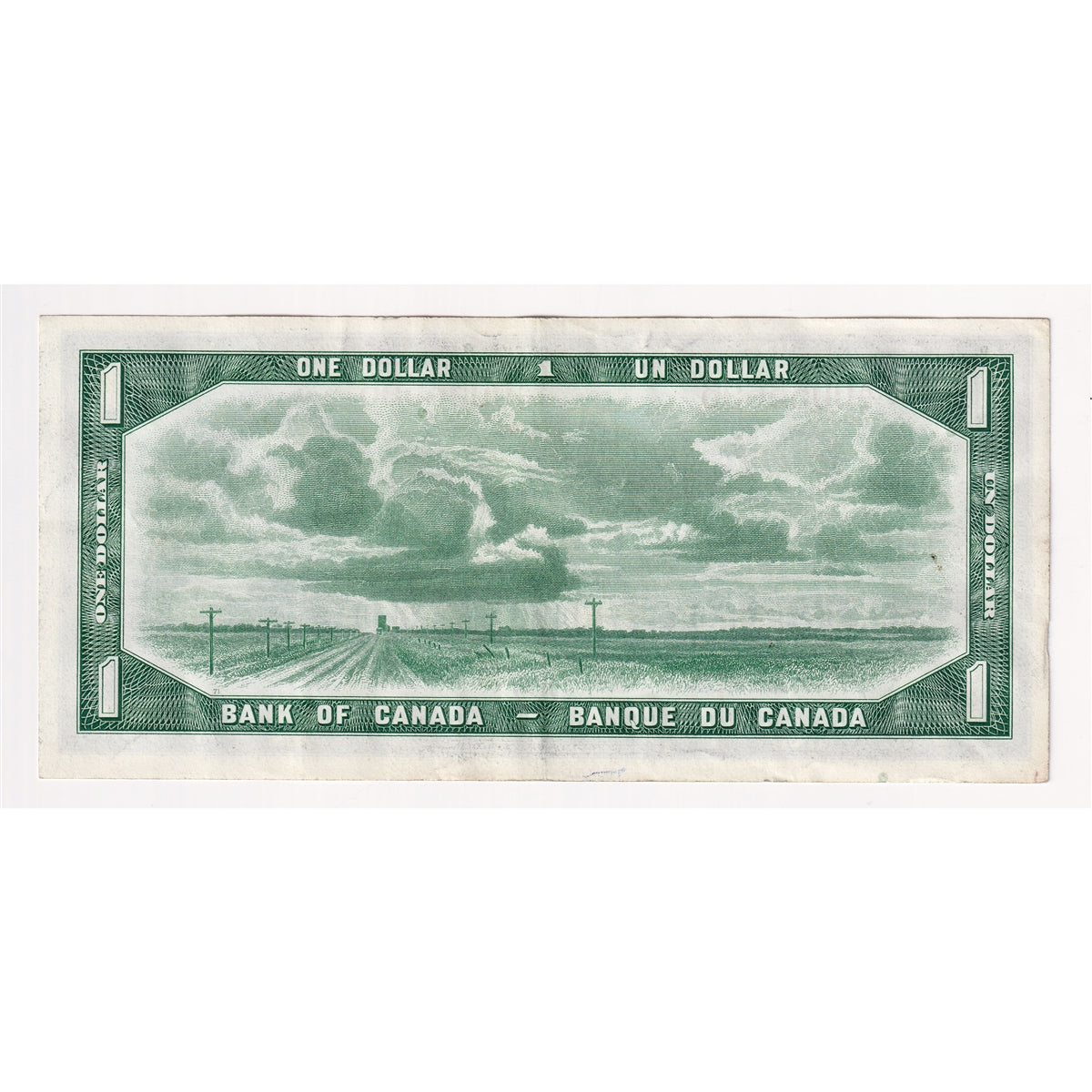 BC-37a 1954 Canada $1 Beattie-Coyne, A/N, EF-AU (EF45)
