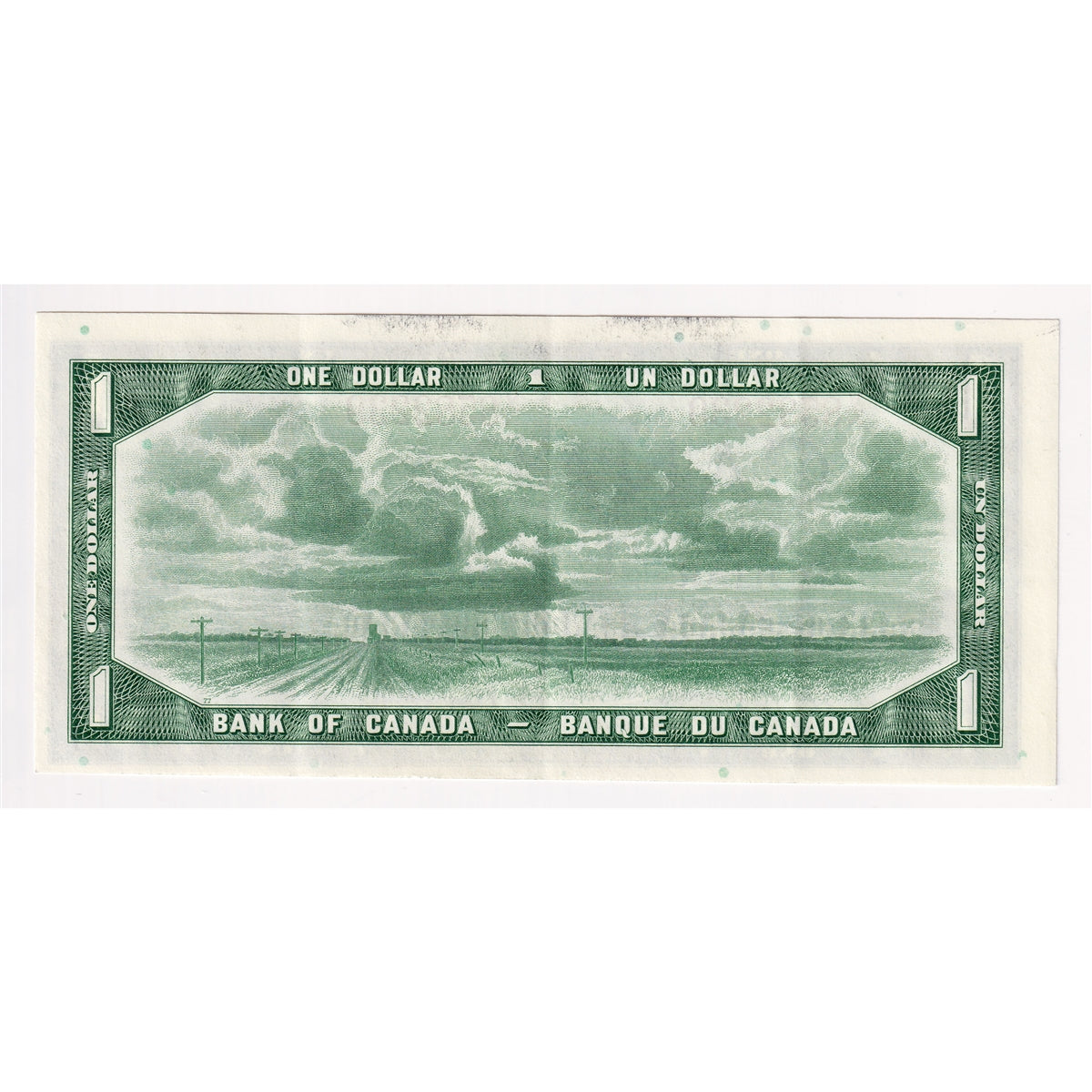 BC-37b 1954 Canada $1 Beattie-Rasminsky, V/N, Extra Fine (EF40)