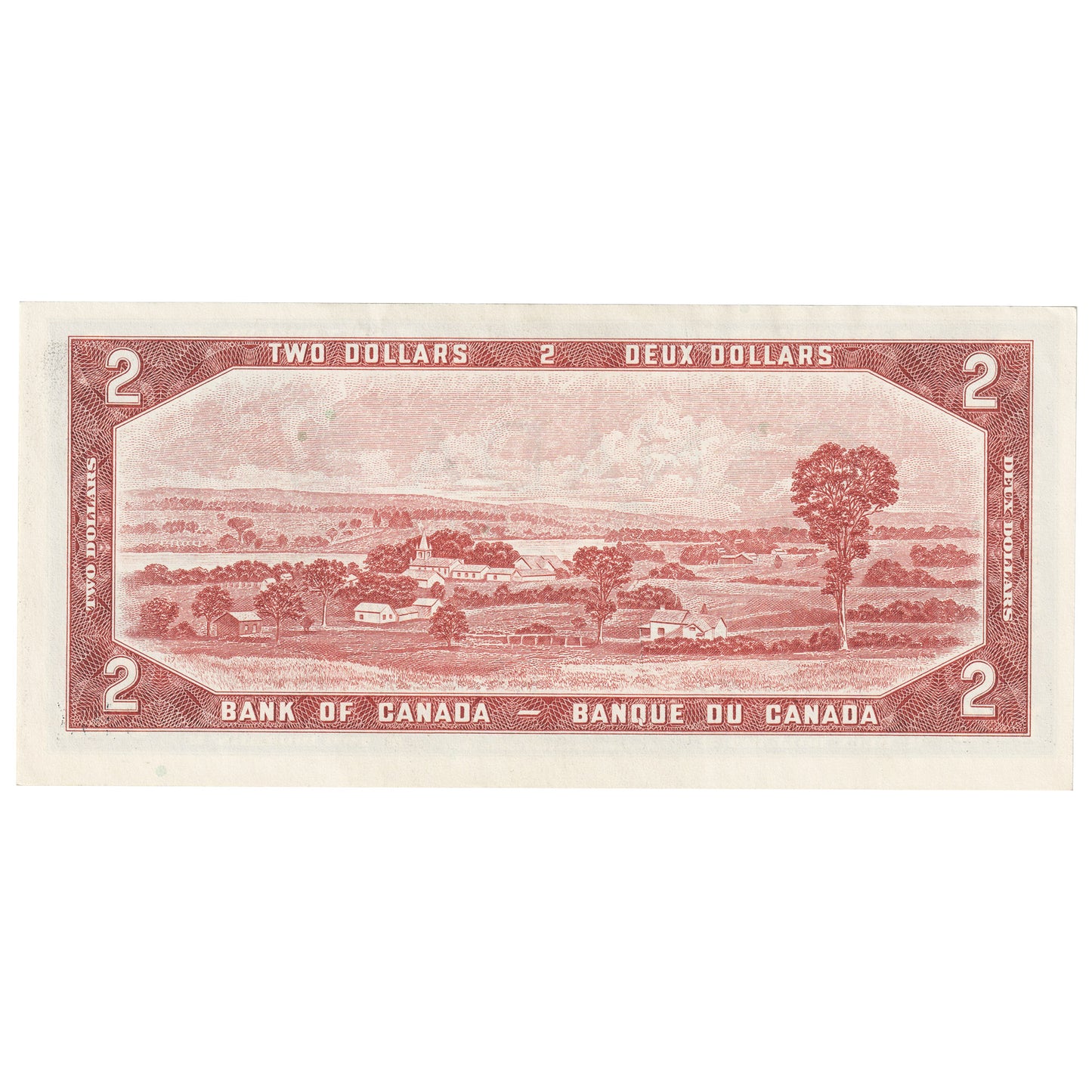 BC-38b 1954 Canada $2 Beattie-Rasminsky, B/U, AU-UNC (AU55)