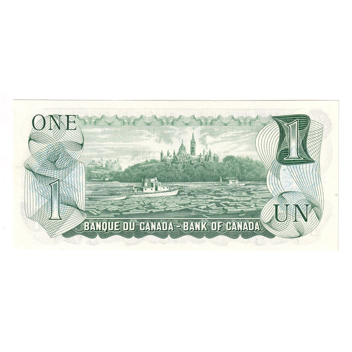 BC-46a 1973 Canada $1 Lawson-Bouey, IR, Uncirculated (MS60)