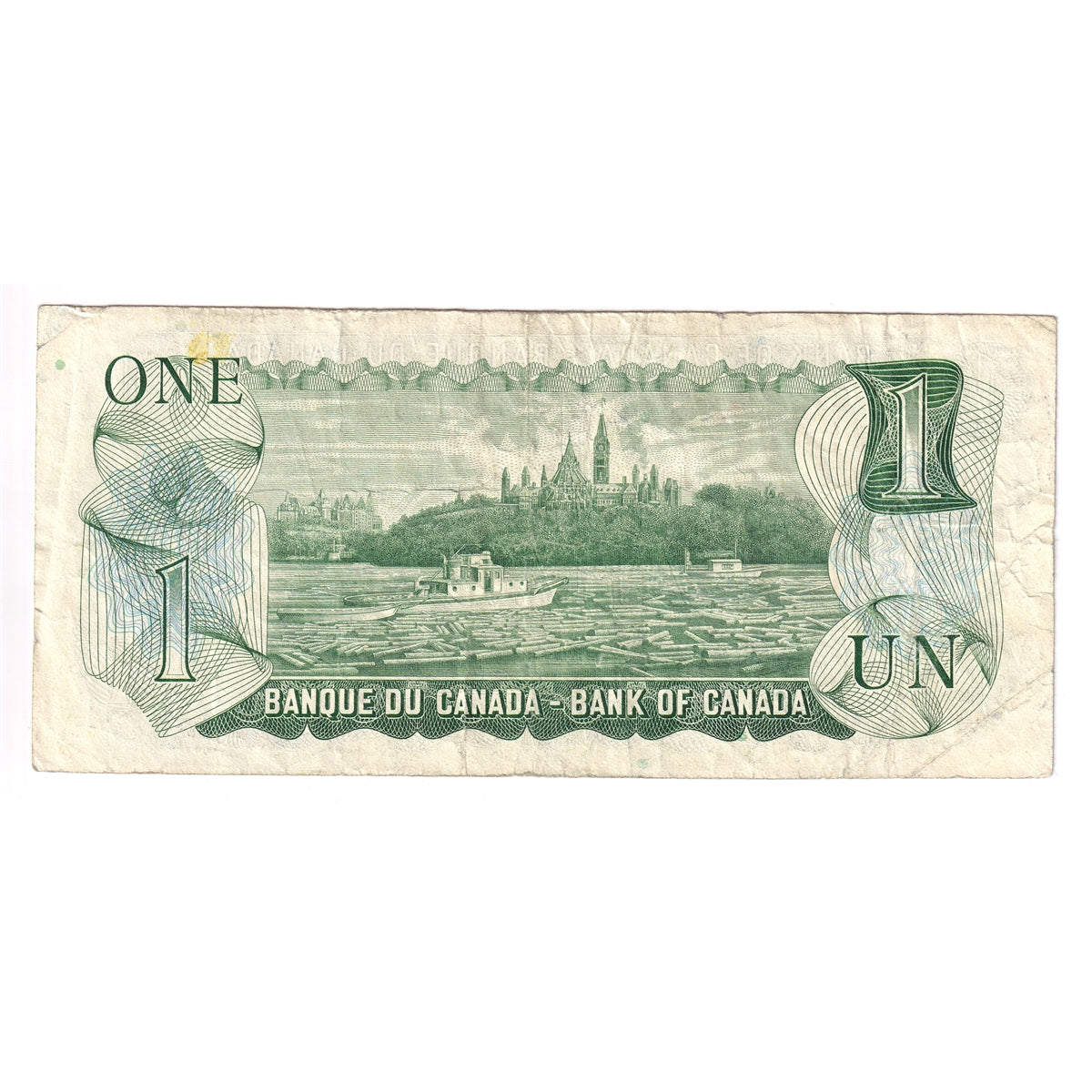 BC-46aA 1973 Canada $1 Lawson-Bouey, *AN, Circ