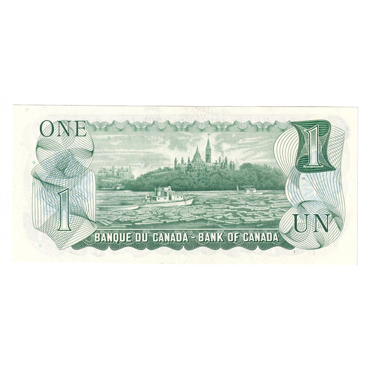 BC-46a 1973 Canada $1 Lawson-Bouey, MU, Uncirculated (MS60)
