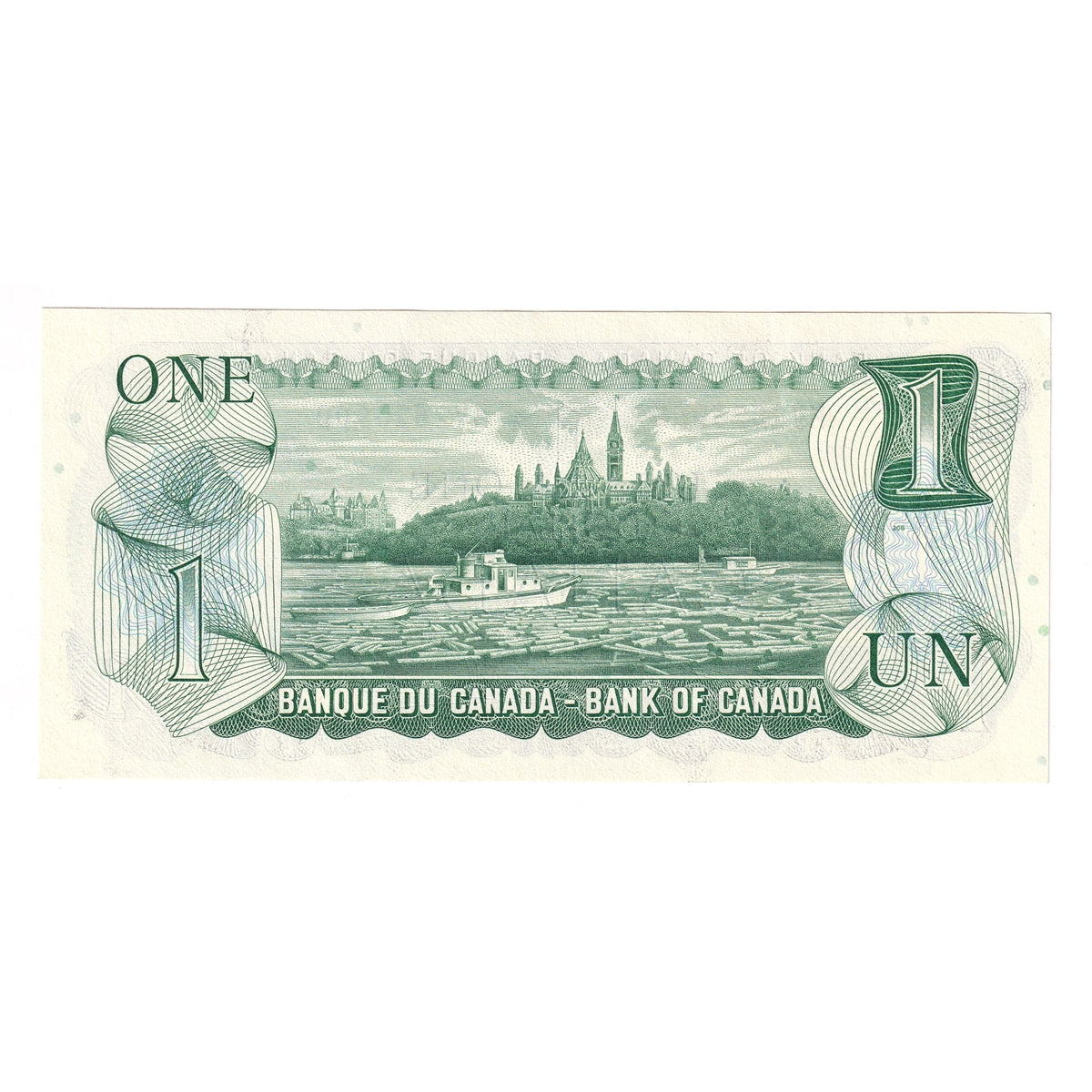 BC-46a 1973 Canada $1 Lawson-Bouey, MV, Uncirculated (MS60)