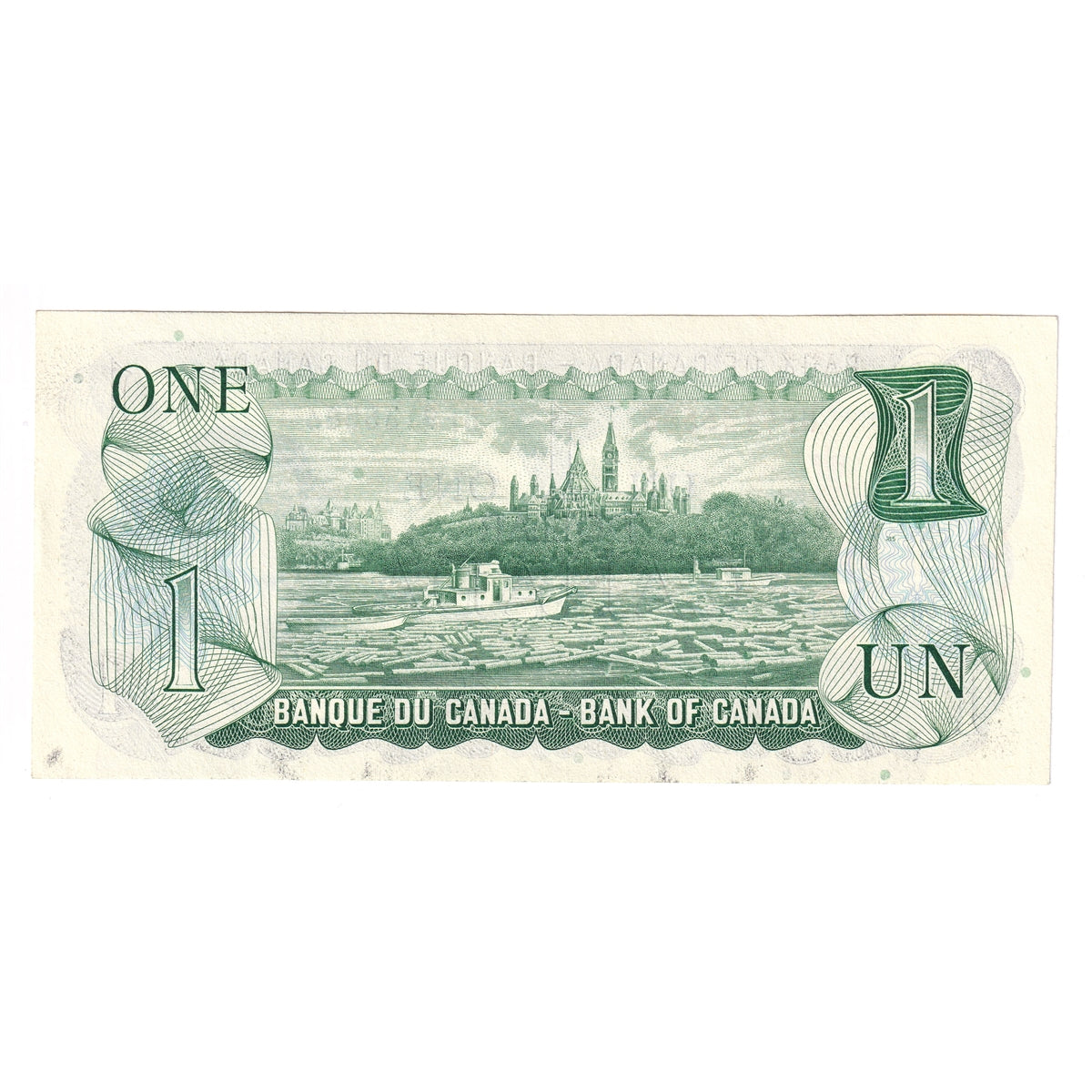 BC-46a 1973 Canada $1 Lawson-Bouey, NF, Uncirculated (MS60)
