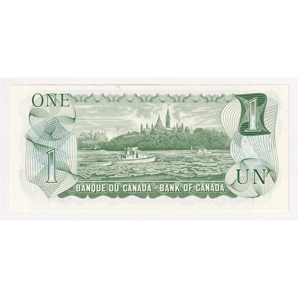 BC-46b 1973 Canada $1 Crow-Bouey, BAL, Choice Uncirculated (CUNC63)