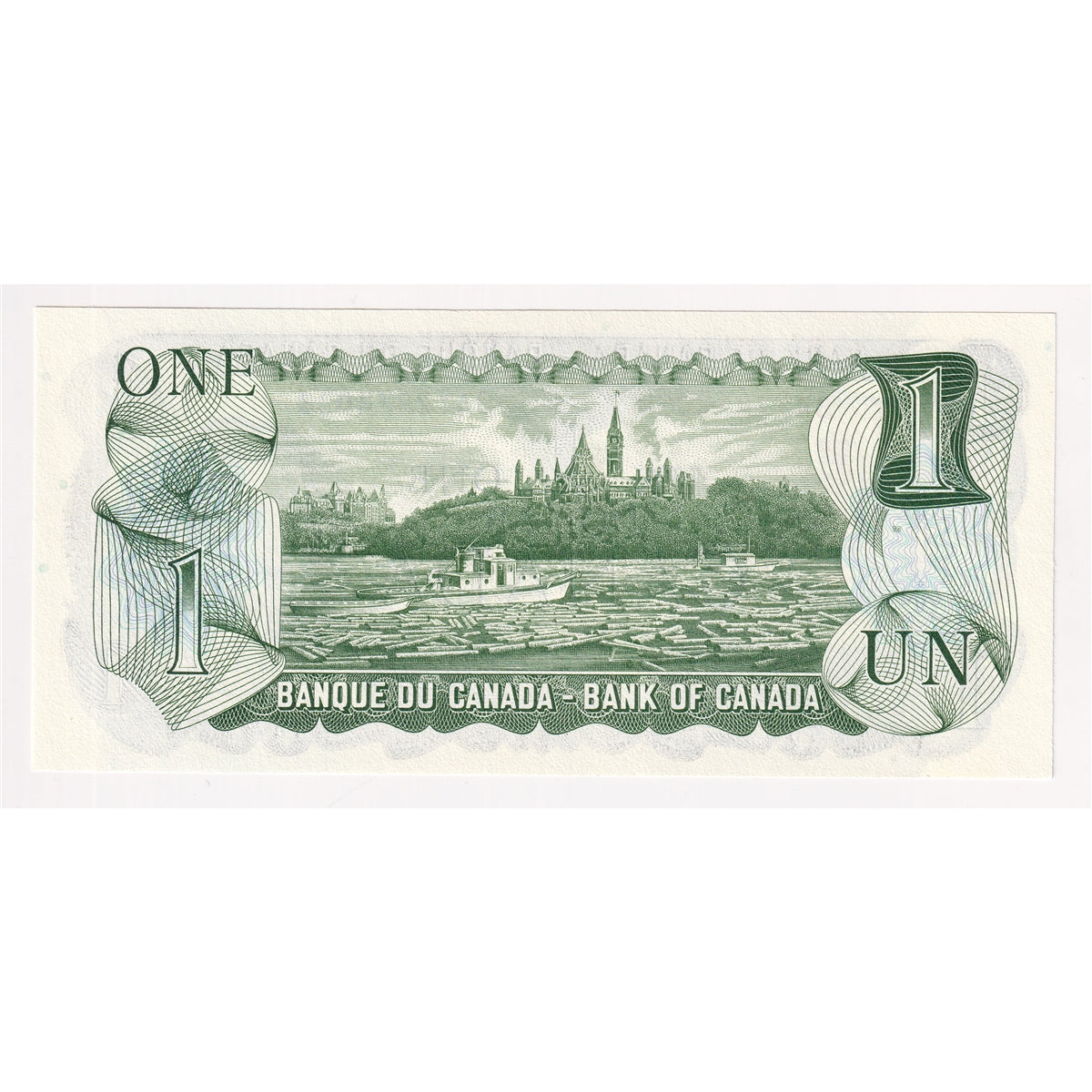 BC-46b 1973 Canada $1 Crow-Bouey, BAY, Choice Uncirculated (CUNC63)