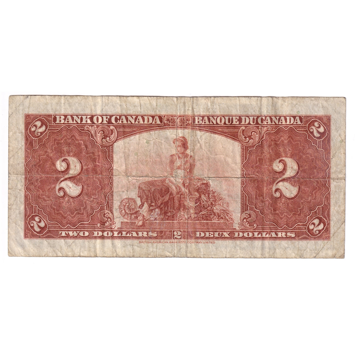 BC-22c 1937 Canada $2 Coyne-Towers, D/R, F