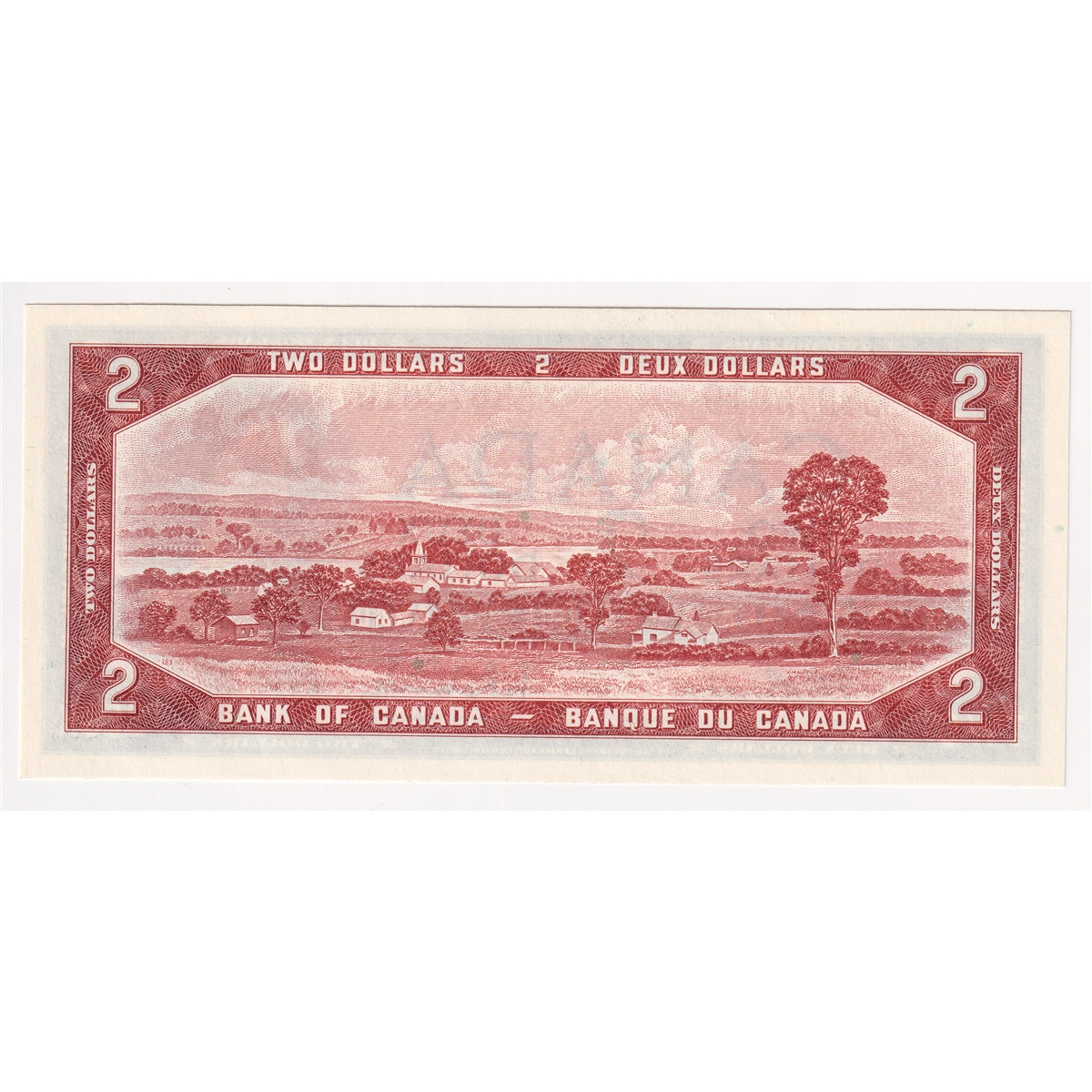 BC-38b 1954 Canada $2 Beattie-Rasminsky, A/U, Choice Uncirculated (CUNC63)