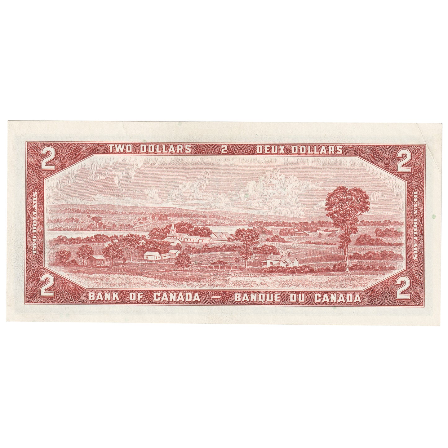 BC-38b 1954 Canada $2 Beattie-Rasminsky, D/U, Almost Uncirculated (AU50)