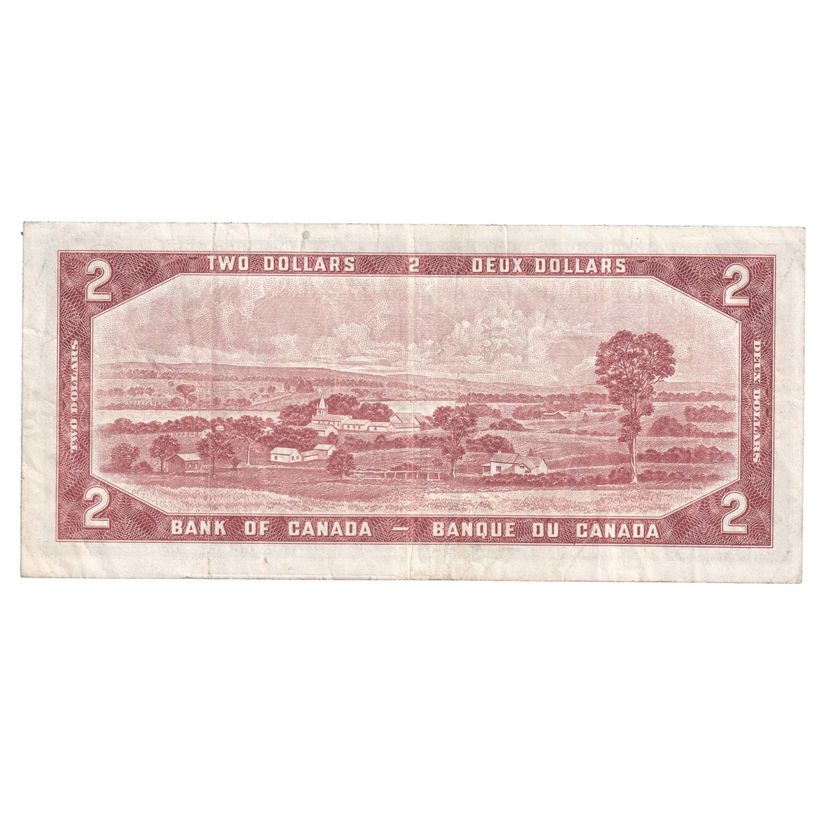 BC-38b 1954 Canada $2 Beattie-Rasminsky, K/R, CIRC