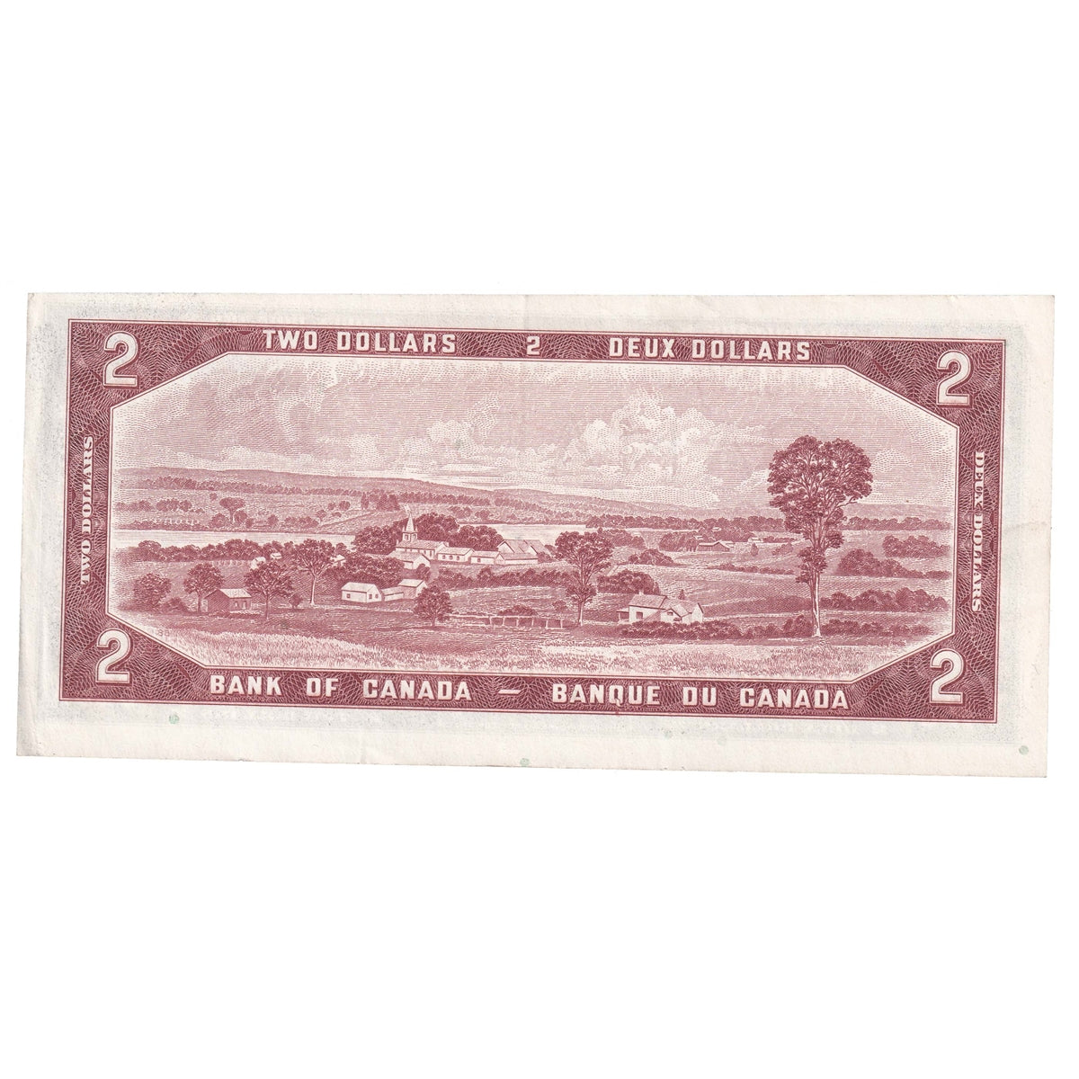 BC-38b 1954 Canada $2 Beattie-Rasminsky, L/R, EF-AU (EF45)