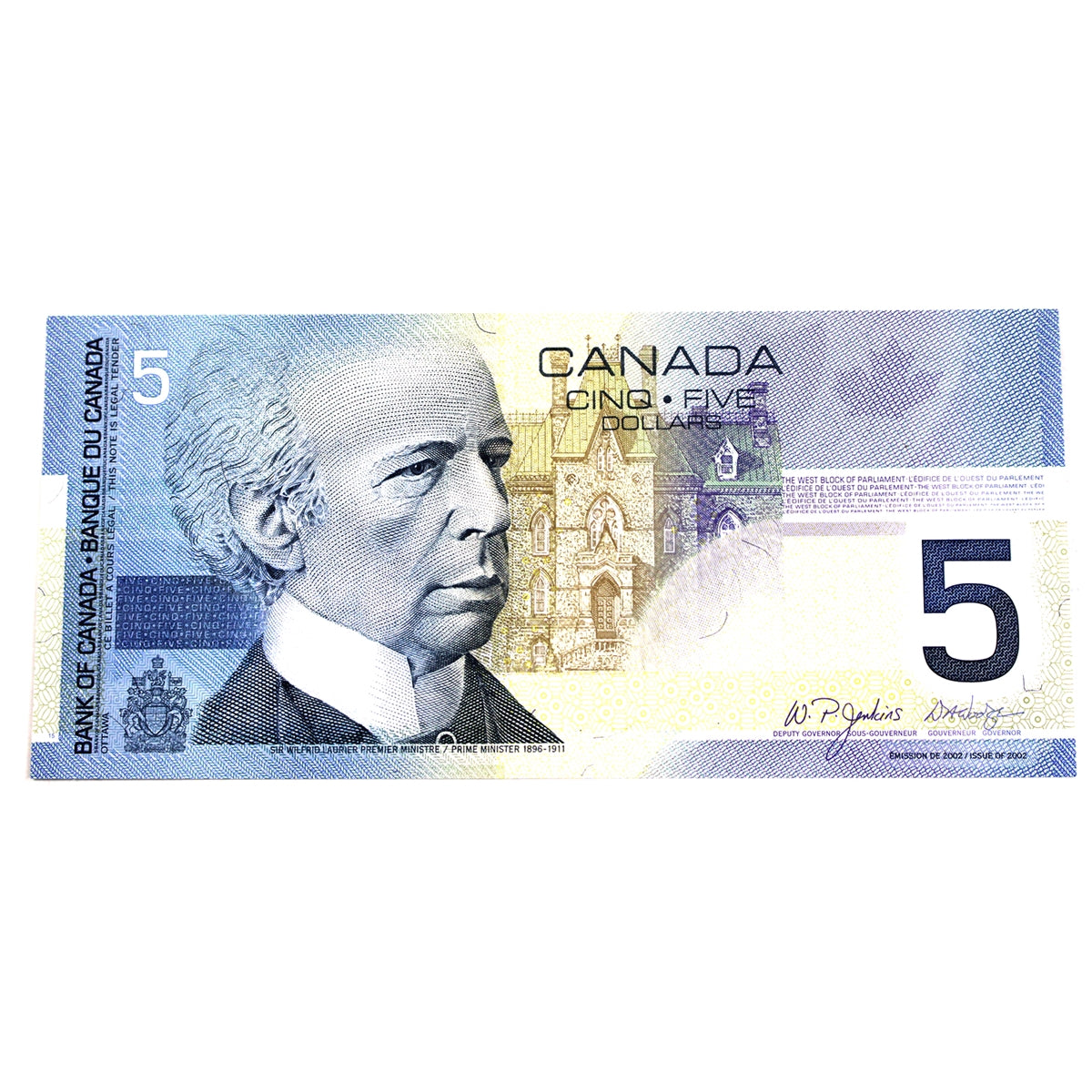 BC-62b 2005 Canada $5 Jenkins-Dodge, HOV, UNC