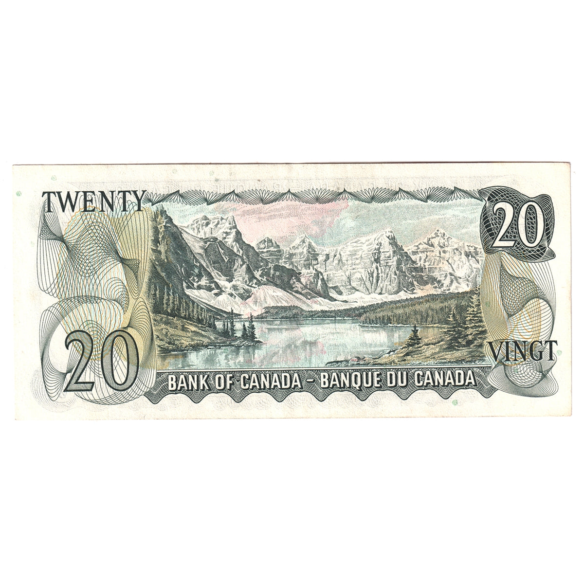 BC-50a 1969 Canada $20 Beattie-Rasminsky, EN, Almost Uncirculated (AU50)