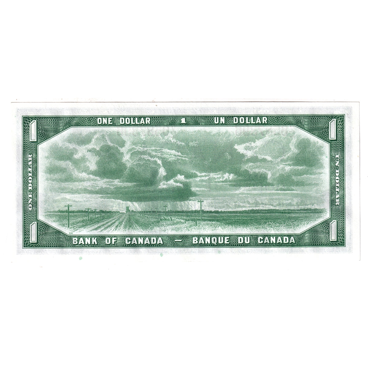 BC-37a 1954 Canada $1 Beattie-Coyne, V/L, Choice Uncirculated (CUNC63)