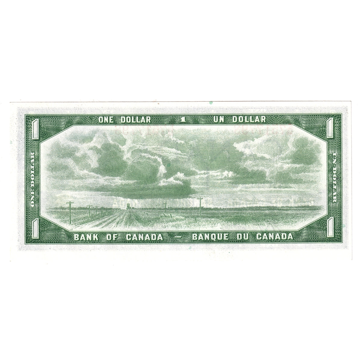 BC-37a-i 1954 Canada $1 Beattie-Coyne, E/M, AU-UNC (AU55)