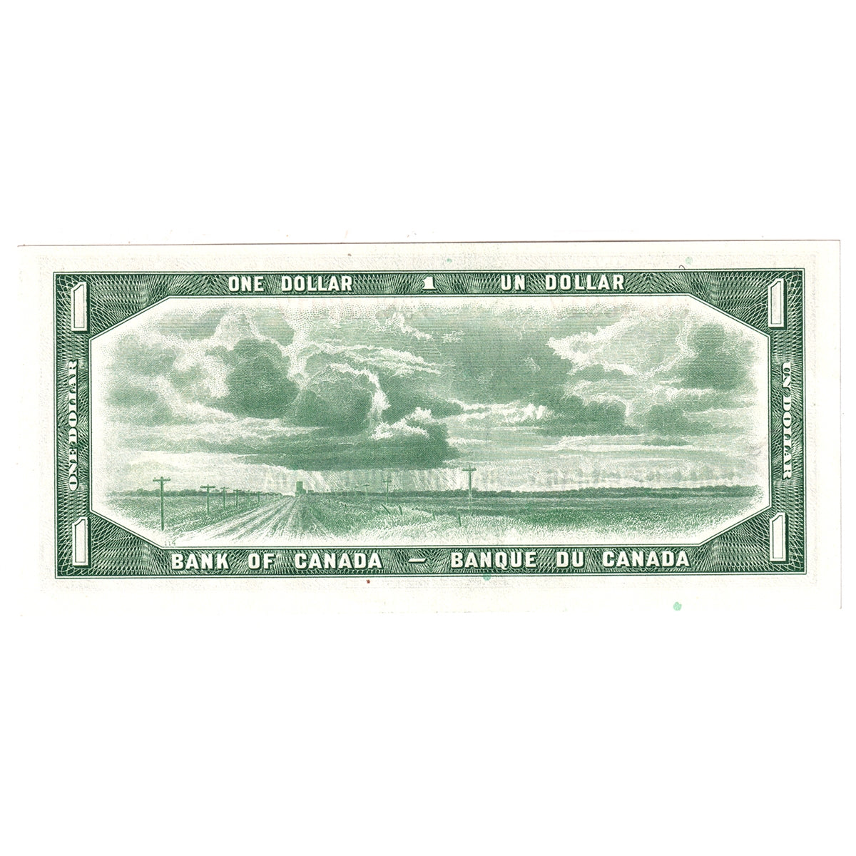 BC-37b 1954 Canada $1 Beattie-Rasminsky, S/O, Uncirculated (MS60)