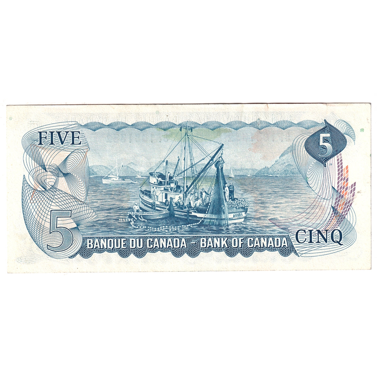BC-48b 1972 Canada $5 Lawson-Bouey, SP, AU