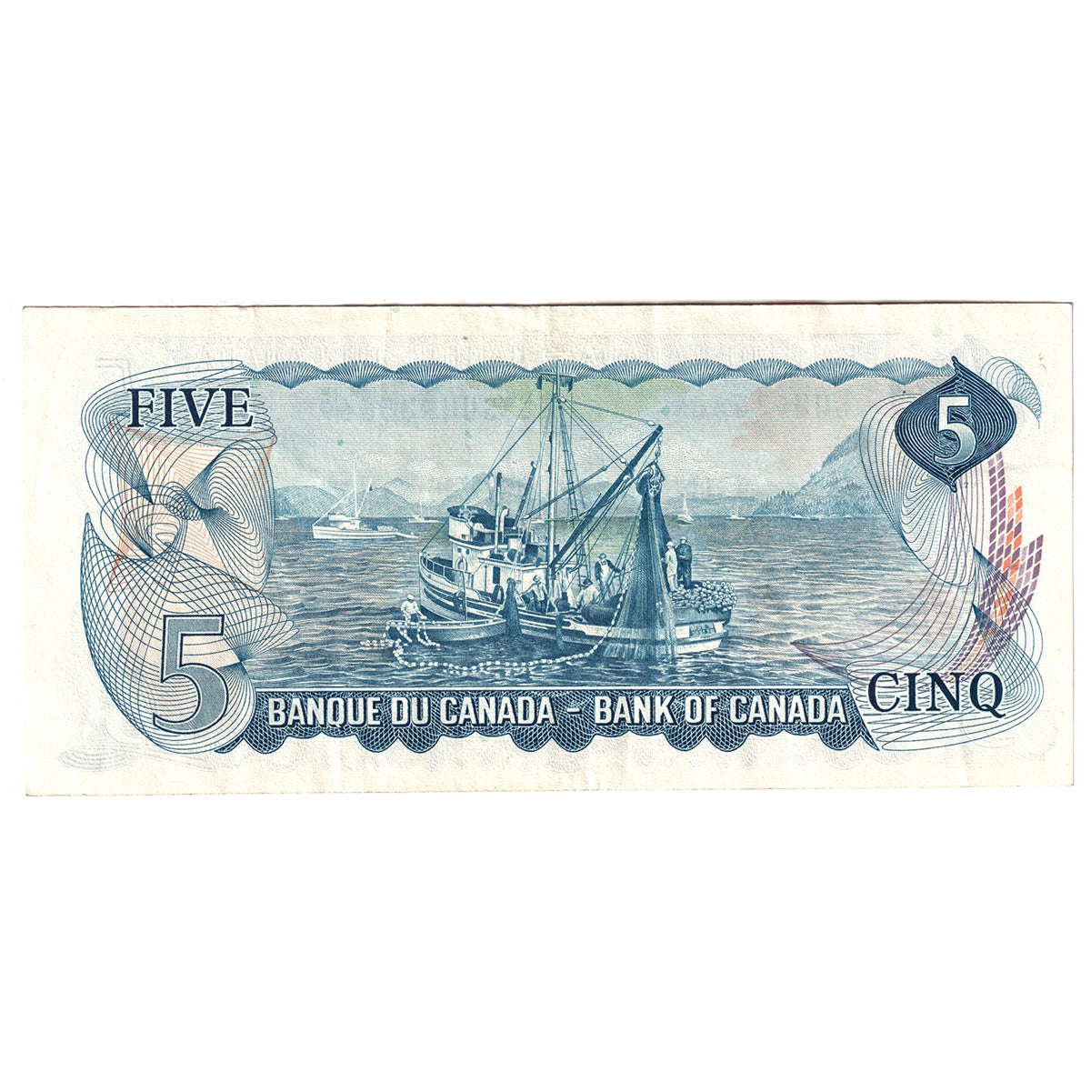 BC-48b 1972 Canada $5 Lawson-Bouey, SU, Circ