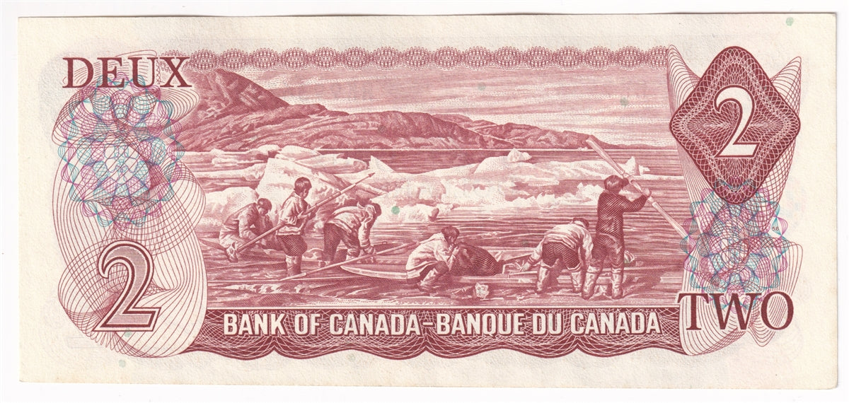 BC-47a 1974 Canada $2 Lawson-Bouey, RK, AU-UNC (AU55)
