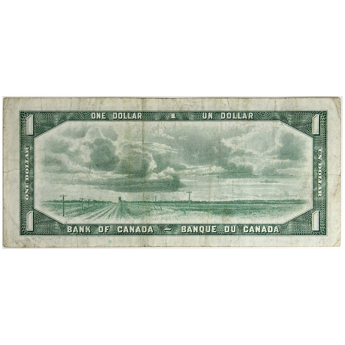 BC-29b 1954 Canada $1 Beattie-Coyne, Devil's Face, H/A, Very Fine (VF20)