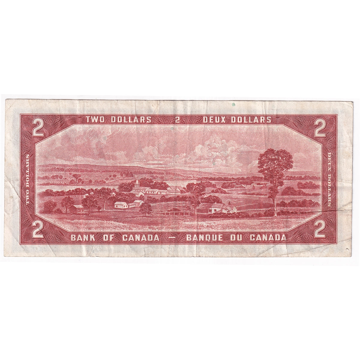 BC-30b 1954 Canada $2 Beattie-Coyne, Devil's Face, G/B, VF