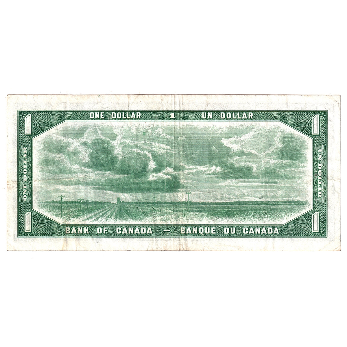 BC-29b 1954 Canada $1 Beattie-Coyne, Devil's Face, S/A, Very Fine (VF20)