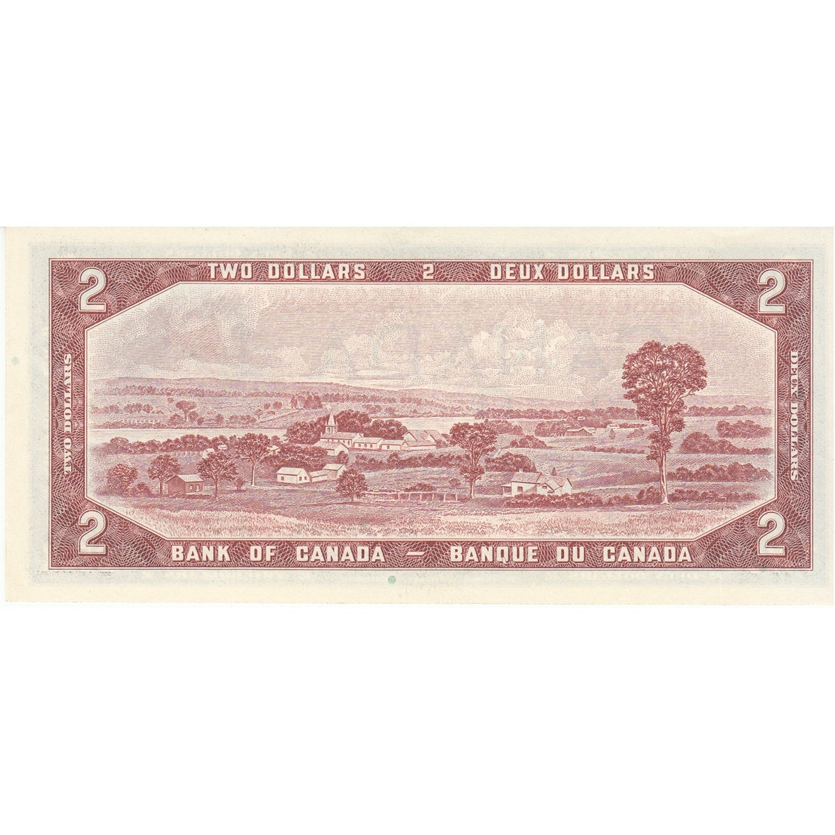 BC-38b 1954 Canada $2 Beattie-Rasminsky, B/U, Uncirculated (MS60)