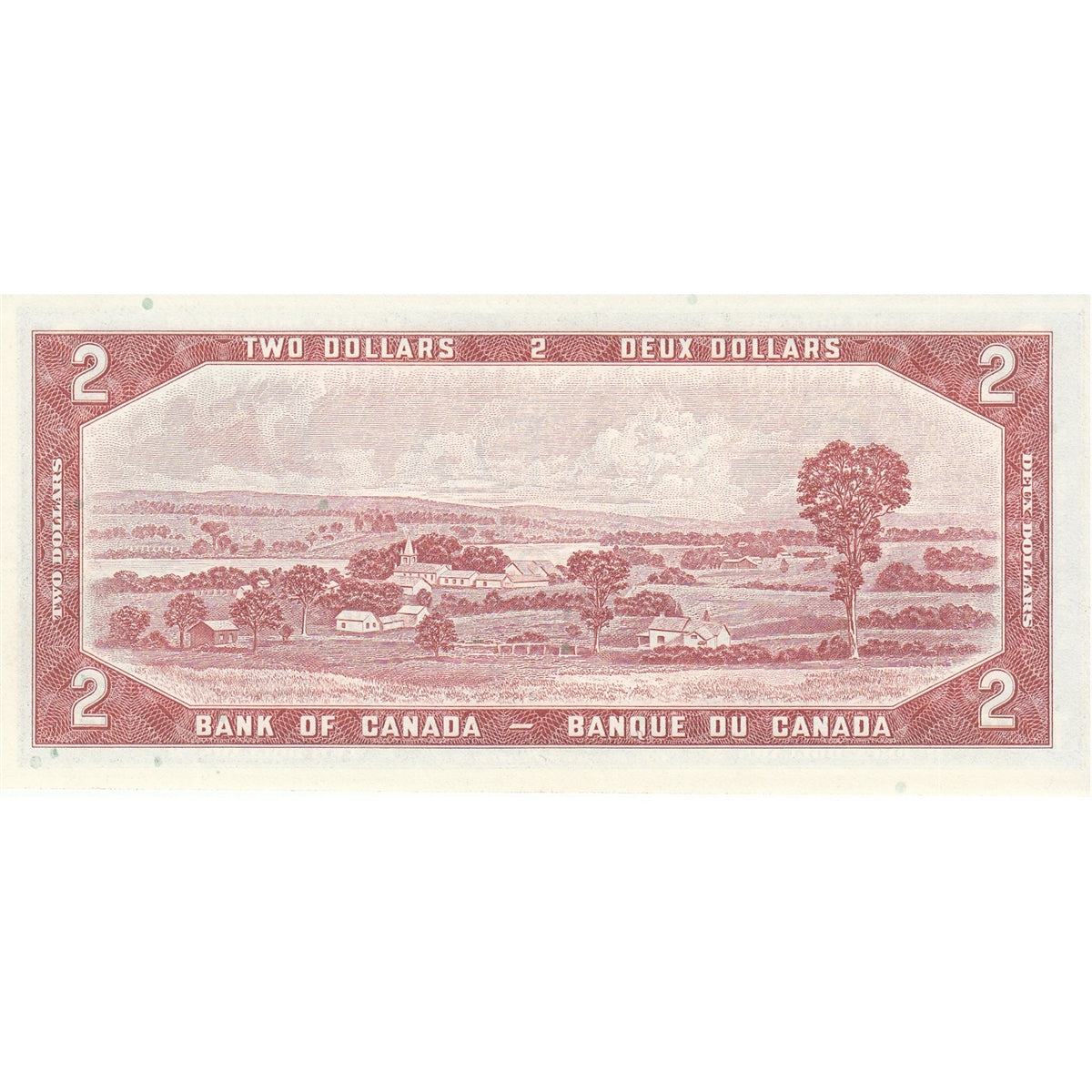 BC-38b 1954 Canada $2 Beattie-Rasminsky, J/U, EF-AU (EF45)