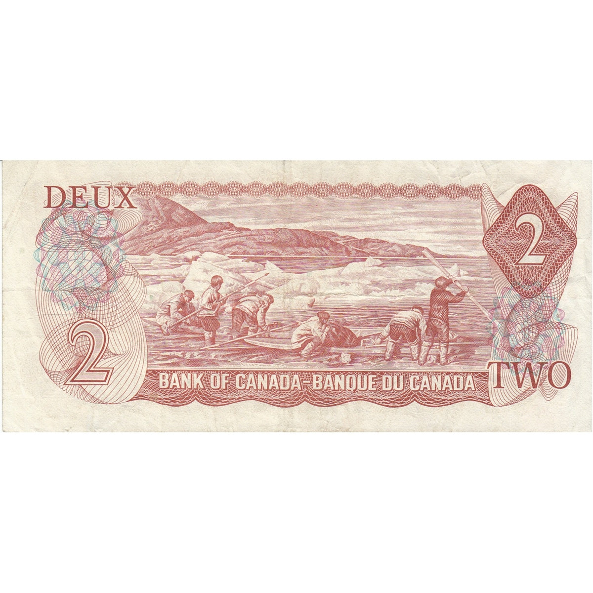 BC-47bA 1974 Canada $2 Crow-Bouey, ABX, F-VF (F15)