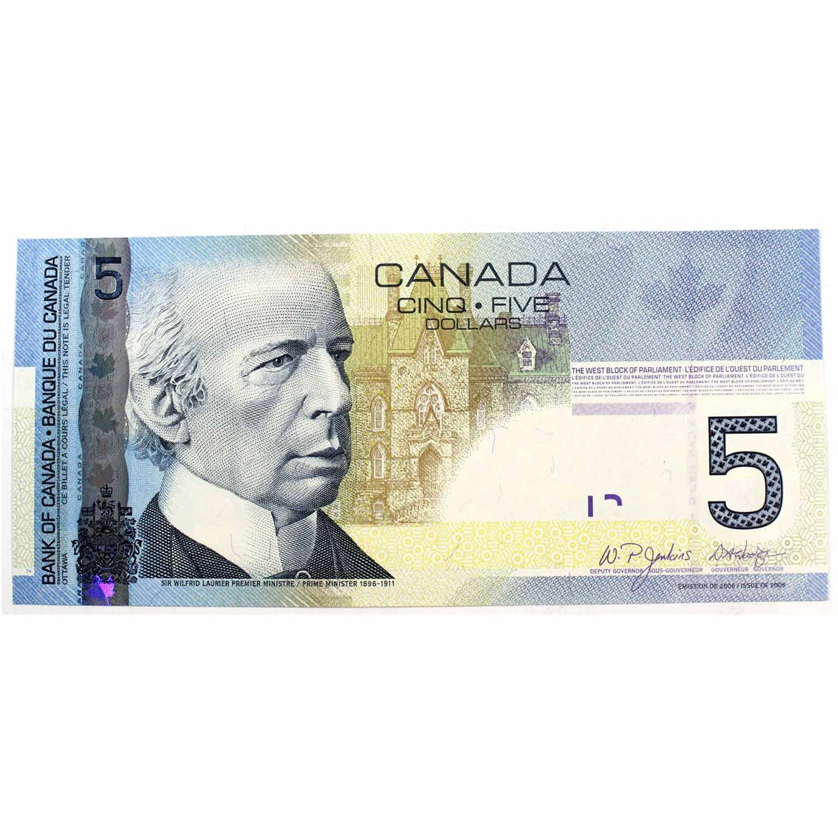 BC-67a 2006 Canada $5 Jenkins-Dodge, AOL, Uncirculated (MS60)