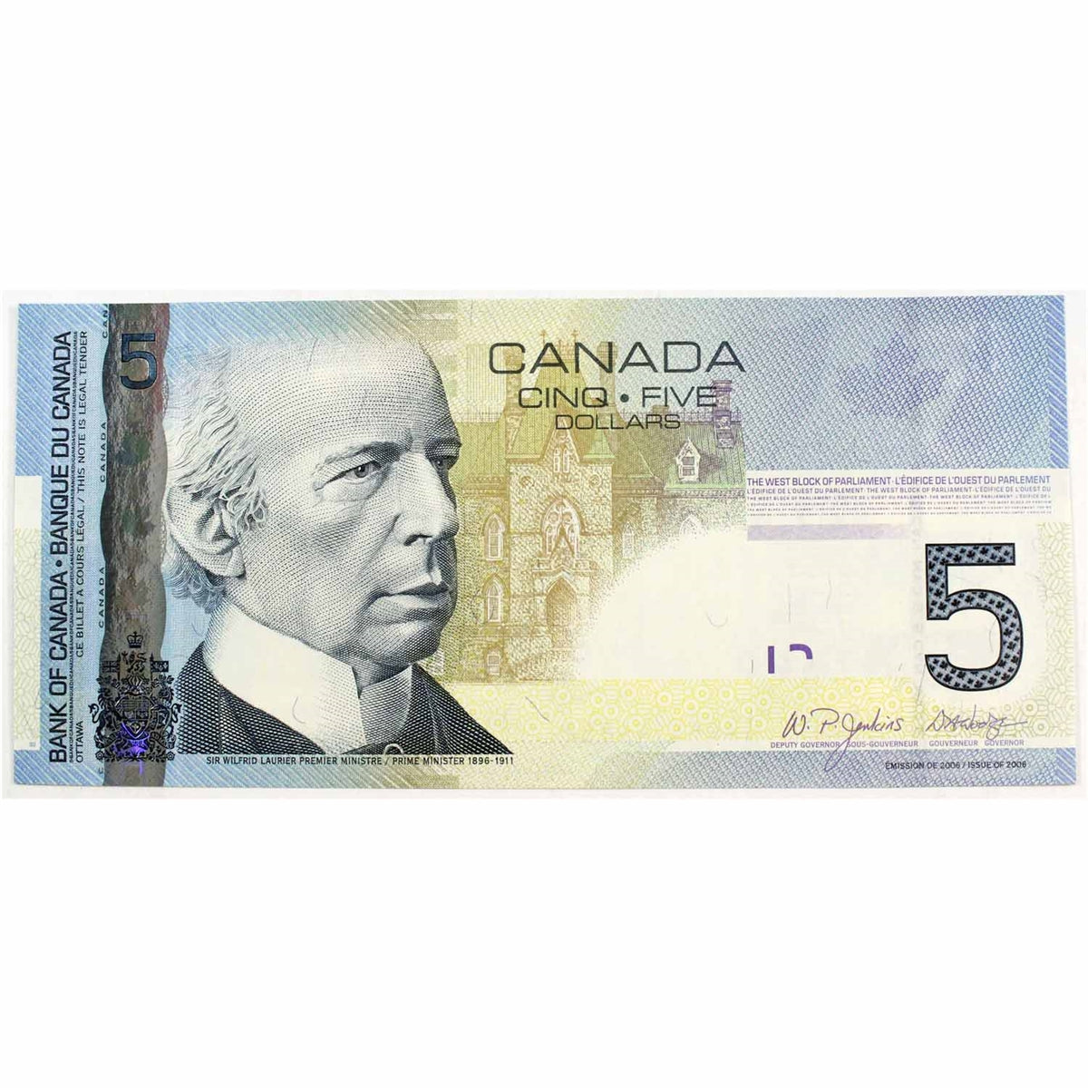 BC-67a 2006 Canada $5 Jenkins-Dodge, APF, Uncirculated (MS60)