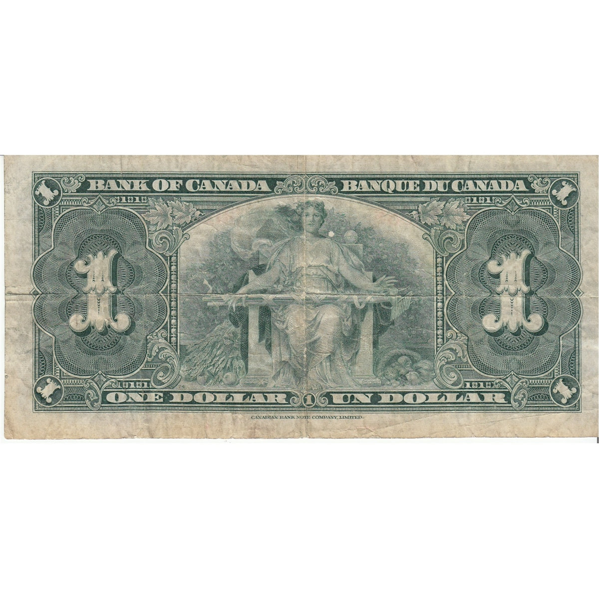 BC-21d 1937 Canada $1 Coyne-Towers, N/N, Fine (F12)