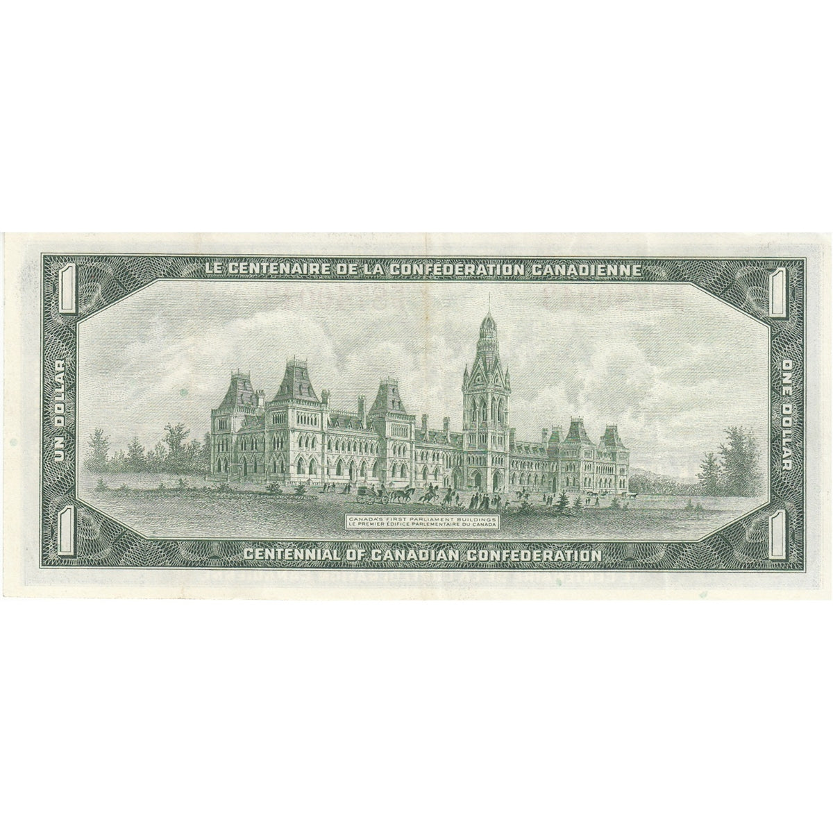 BC-45b-i 1967 Canada $1 Beattie-Rasminsky, F/P, VF-EF