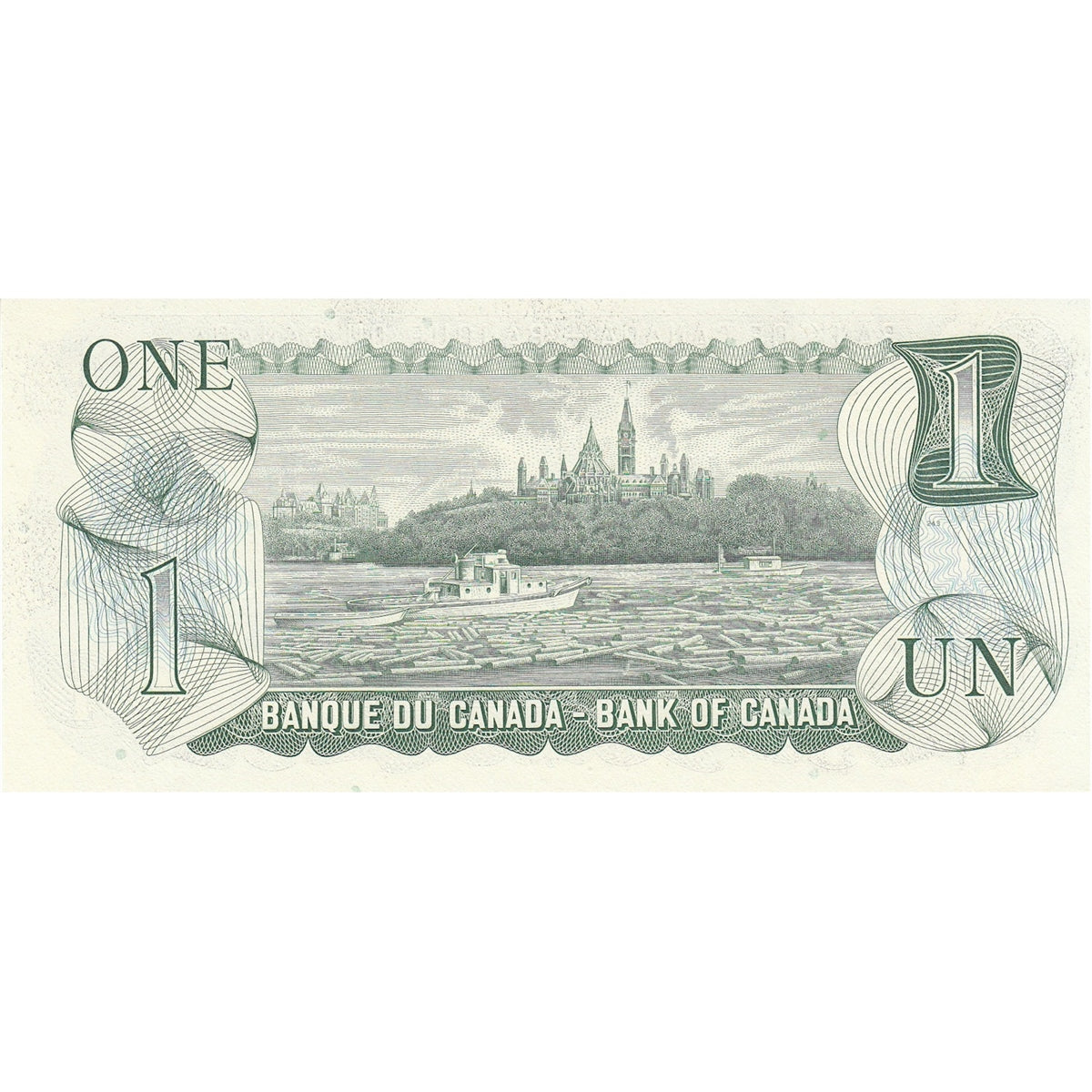 BC-46aA 1973 Canada $1 Lawson-Bouey, *OG, Uncirculated (MS60)