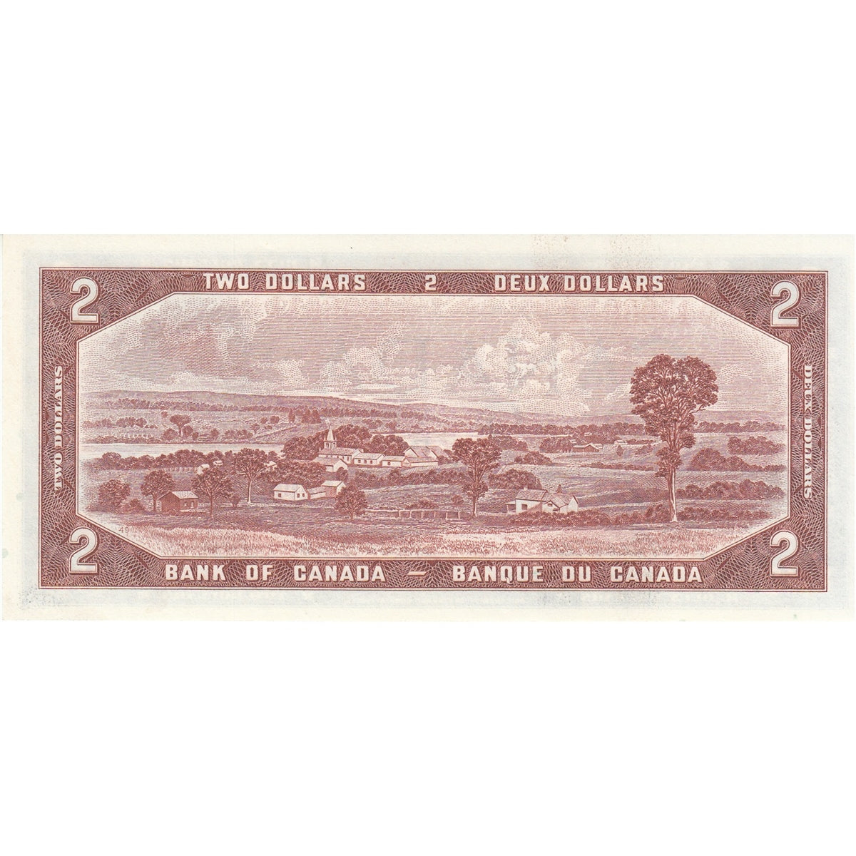 BC-38a 1954 Canada $2 Beattie-Coyne, Y/B, Choice Uncirculated (CUNC63)