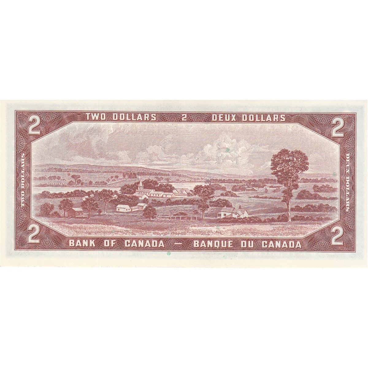 BC-38b 1954 Canada $2 Beattie-Rasminsky, F/R, Uncirculated (MS60)