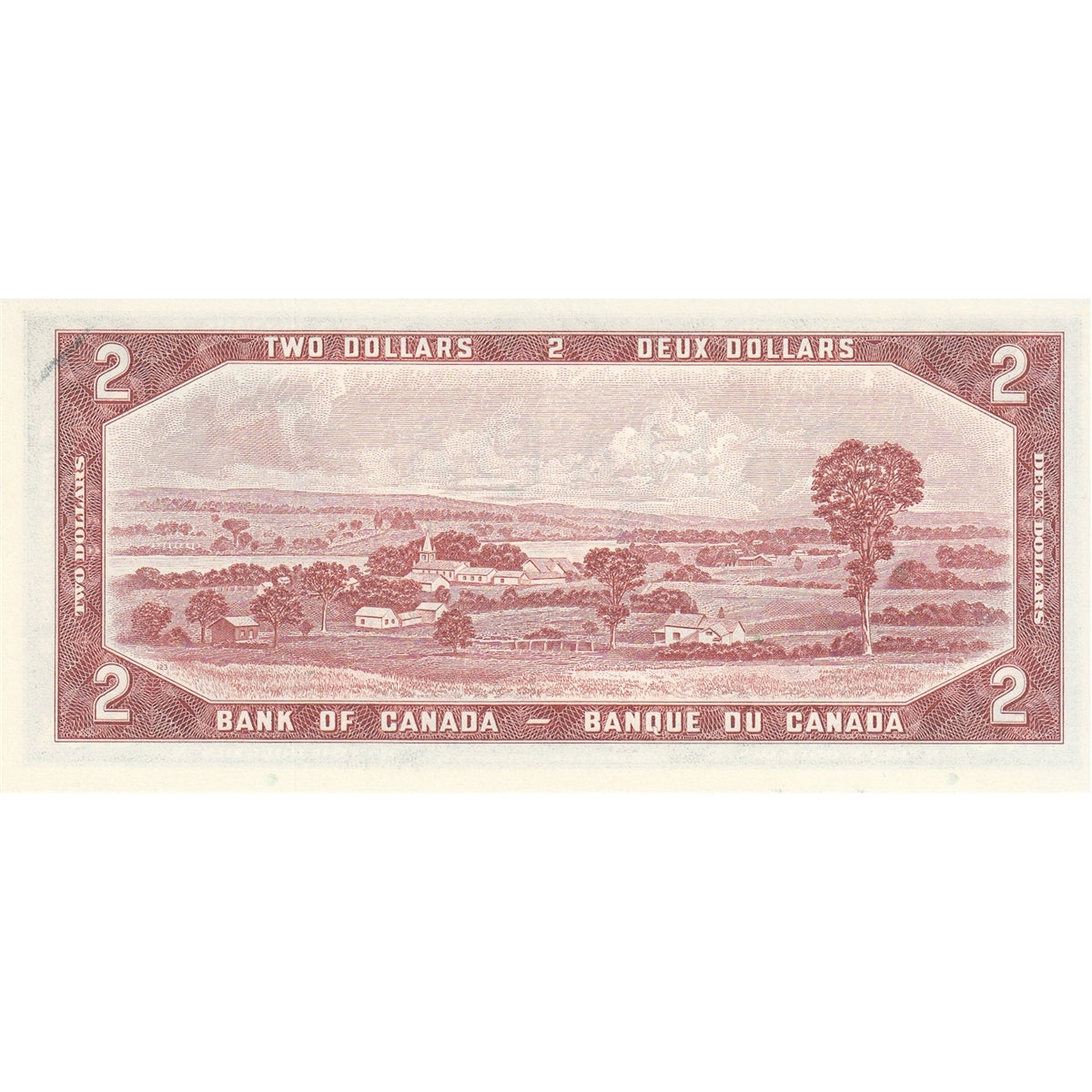 BC-38b 1954 Canada $2 Beattie-Rasminsky, B/U, Choice Uncirculated (CUNC63)