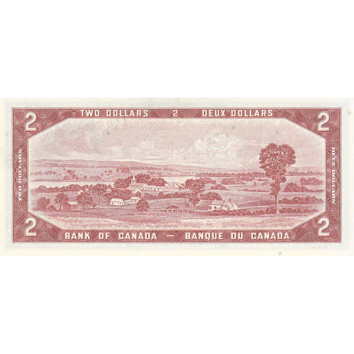 BC-38b 1954 Canada $2 Beattie-Rasminsky, A/G, AU-UNC