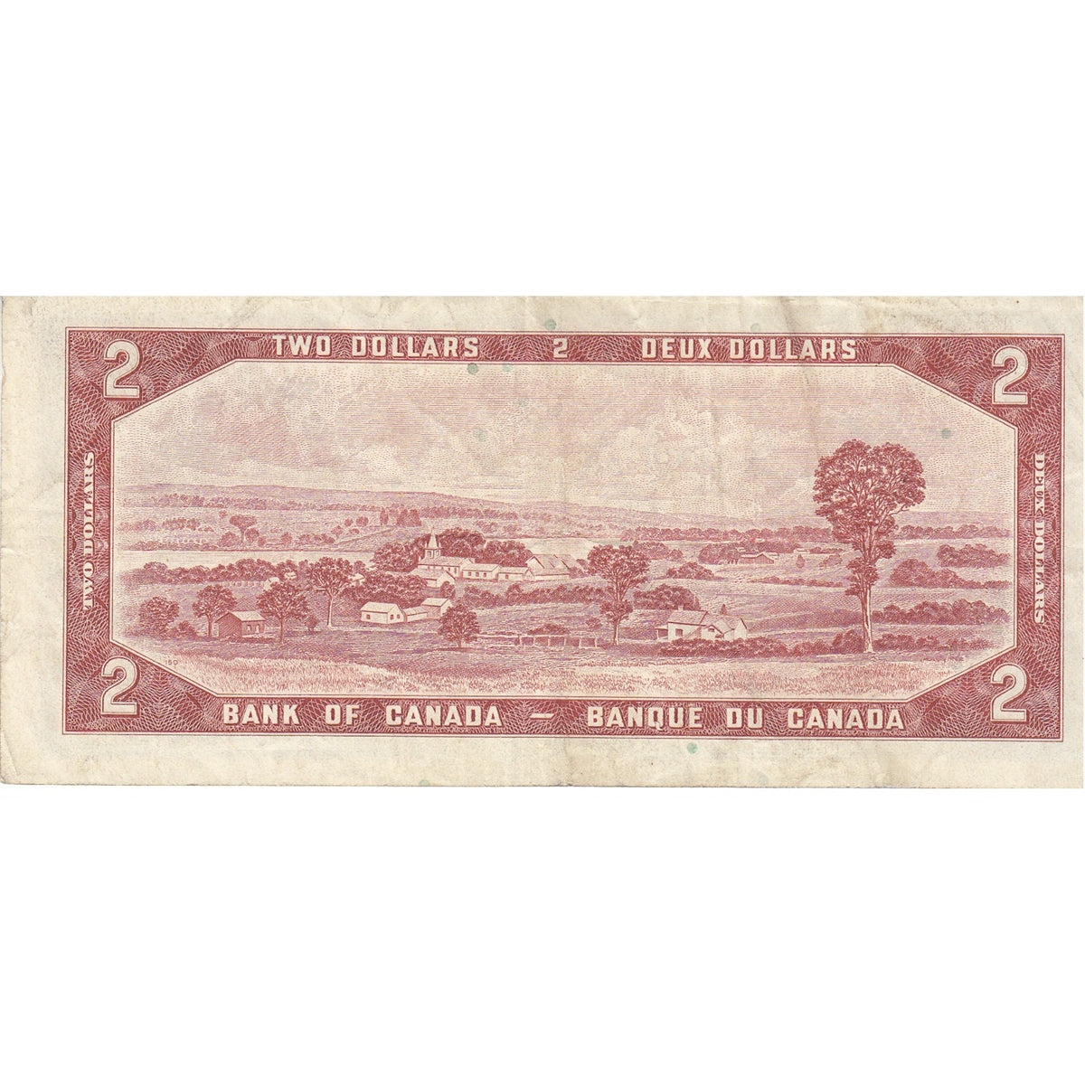 BC-38cA 1954 Canada $2 Bouey-Rasminsky, *A/G Above 3.2M, F-VF (F15)