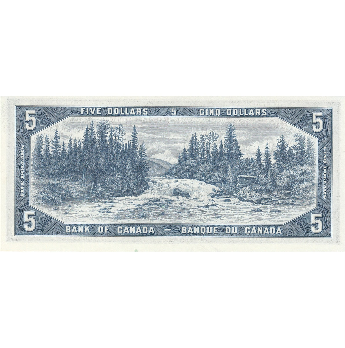 BC-39b 1954 Canada $5 Beattie-Rasminsky, F/S, Choice Uncirculated (CUNC63)