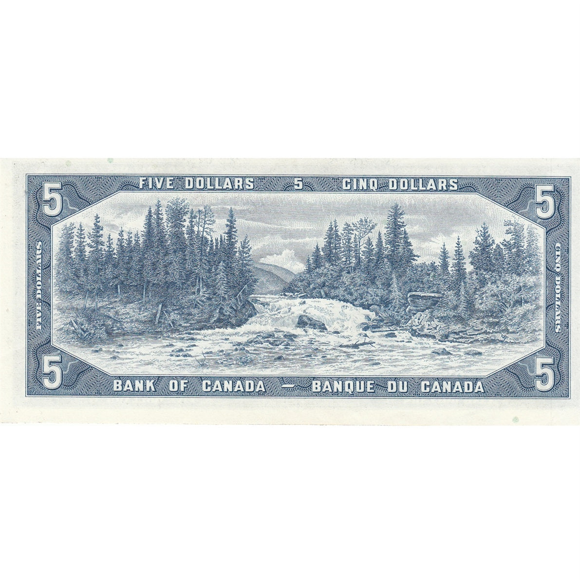BC-39b 1954 Canada $5 Beattie-Rasminsky, I/S, Uncirculated (MS60)