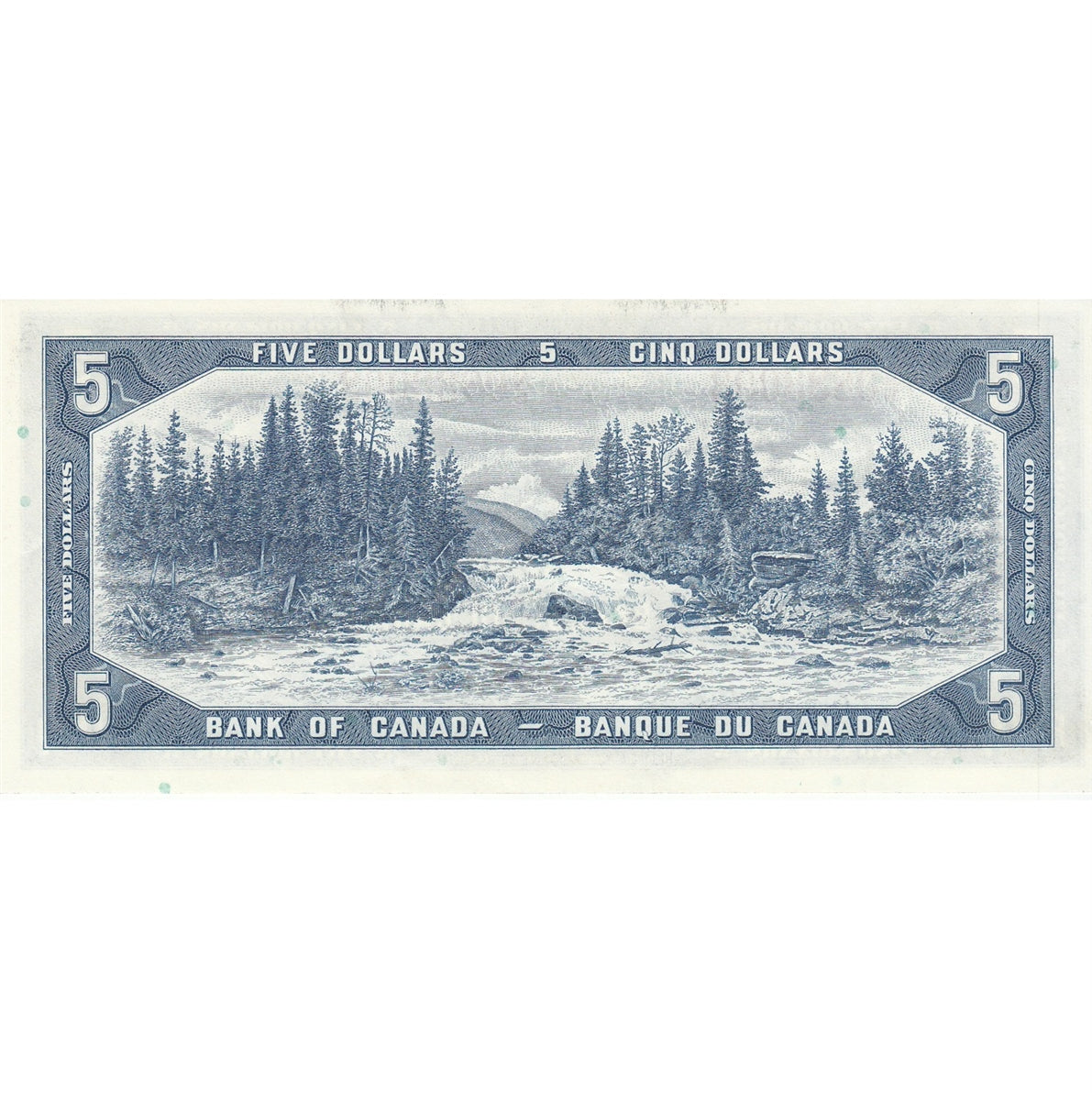 BC-39b 1954 Canada $5 Beattie-Rasminsky, O/S, Uncirculated (MS60)