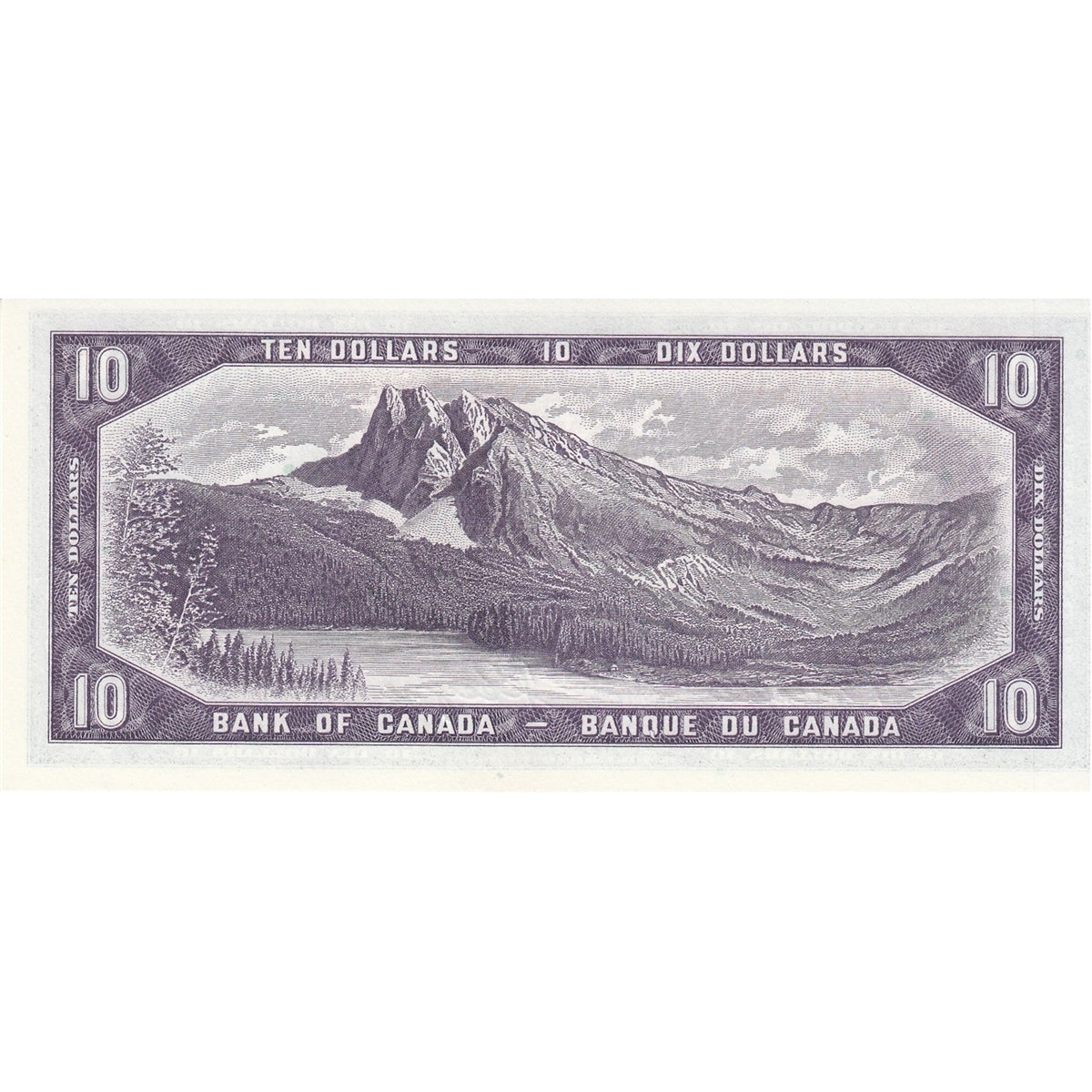 BC-40a 1954 Canada $10 Beattie-Coyne, B/T, Choice Uncirculated (CUNC63)