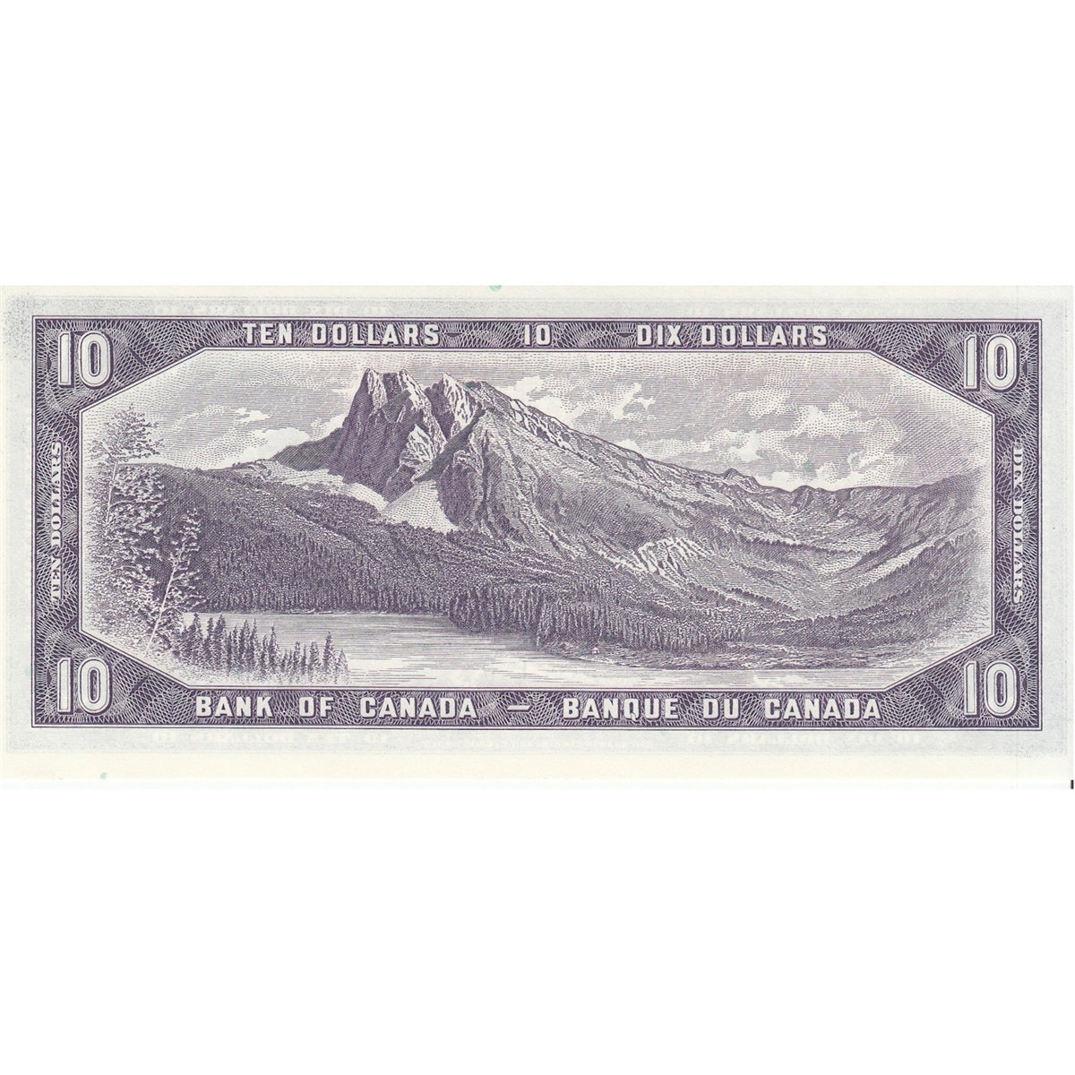 BC-40b 1954 Canada $10 Beattie-Rasminsky, S/T, Choice Uncirculated (CUNC63)