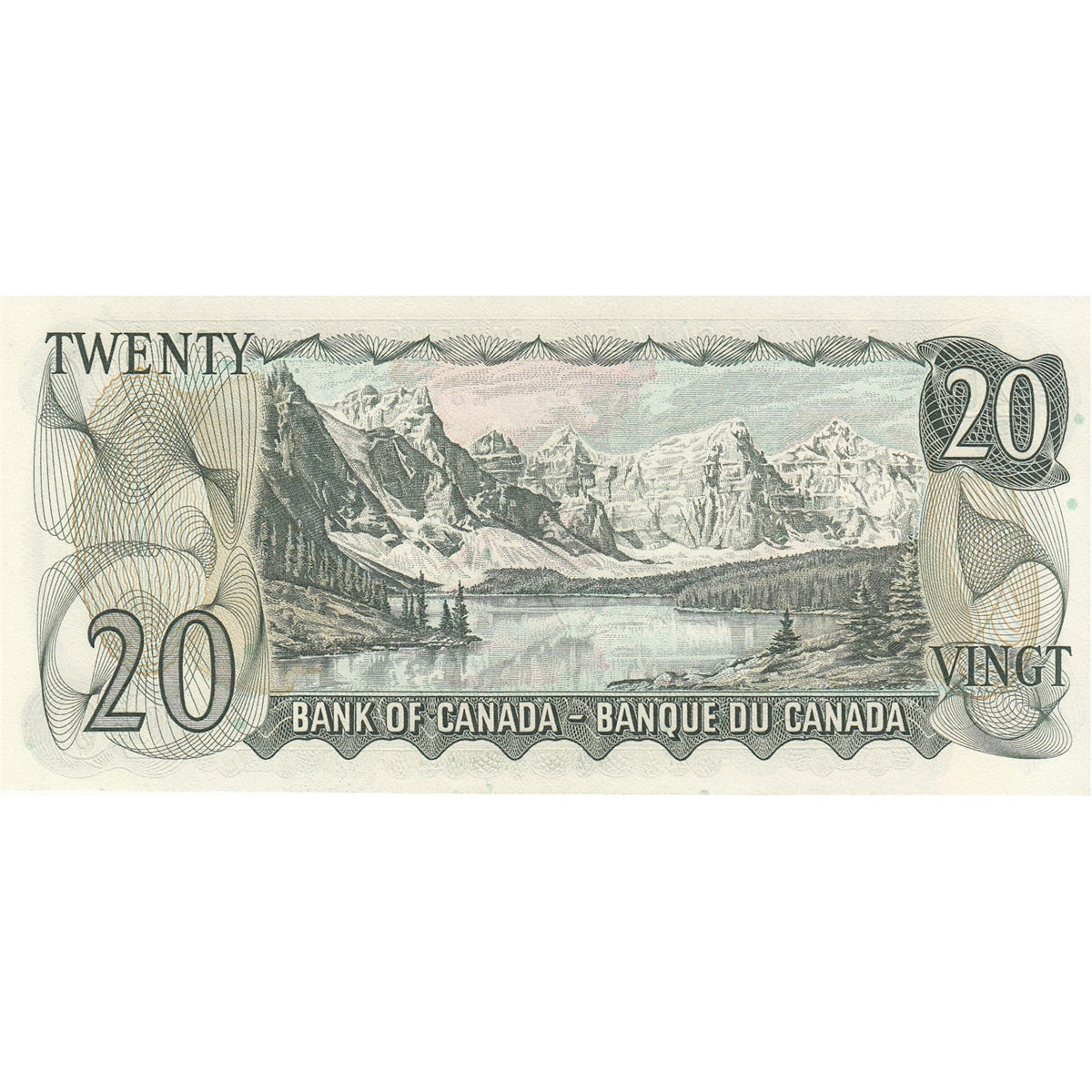 BC-50a 1969 Canada $20 Beattie-Rasminsky, EJ, Uncirculated (MS60)
