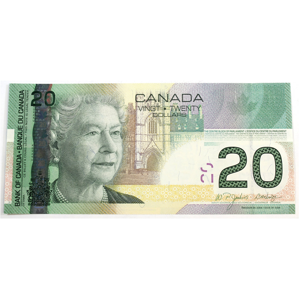 BC-64a-i 2005 Canada $20 Jenkins-Dodge, EYN, Choice Uncirculated (CUNC63)