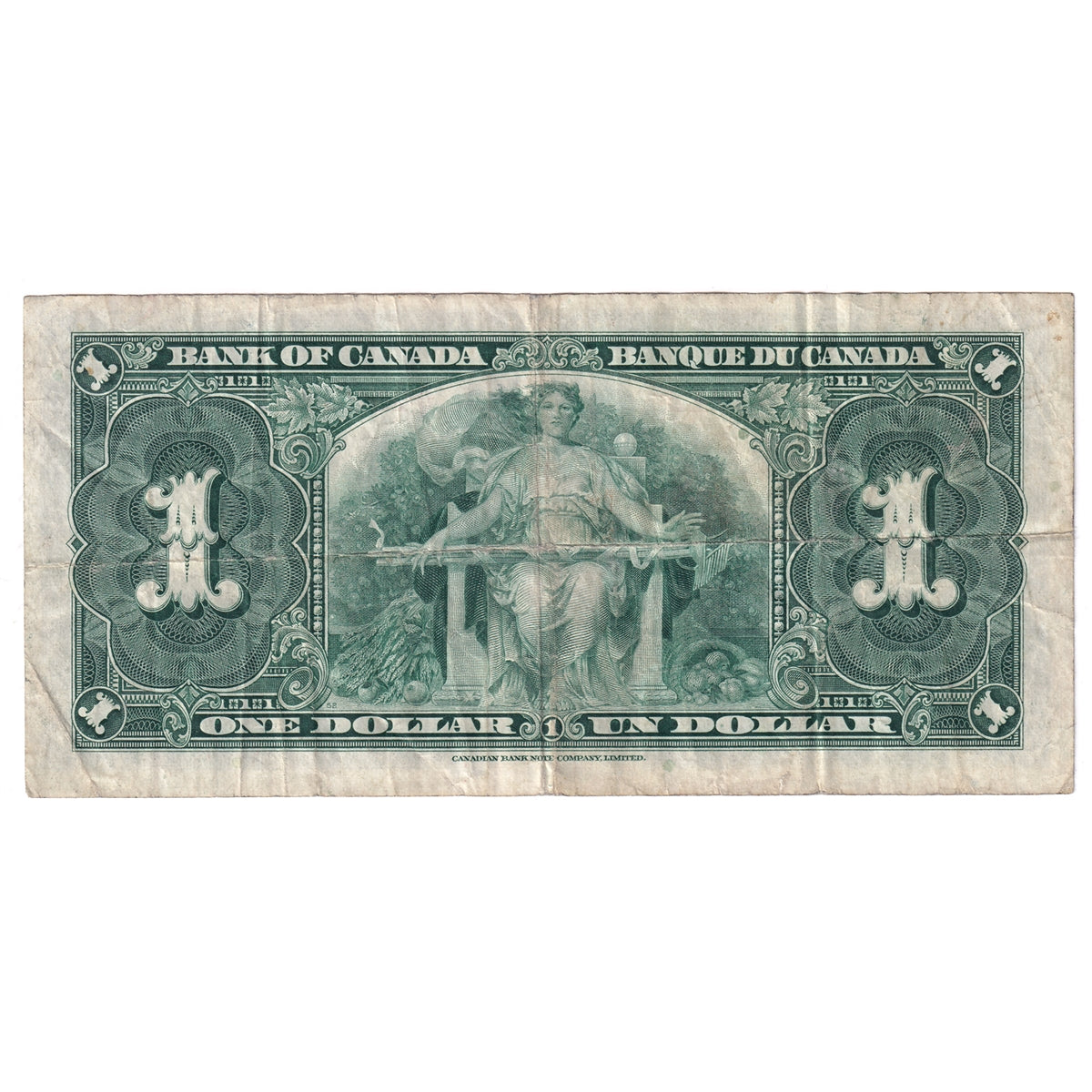 BC-21c 1937 Canada $1 Gordon-Towers, M/M, Fine (F12)
